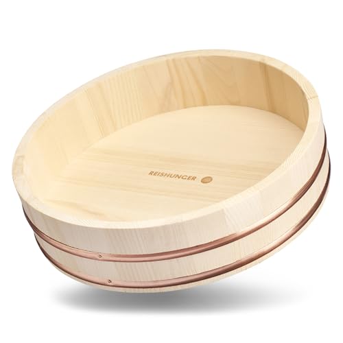 Reishunger Hangiri Ciotola Legno Sushi 30 cm