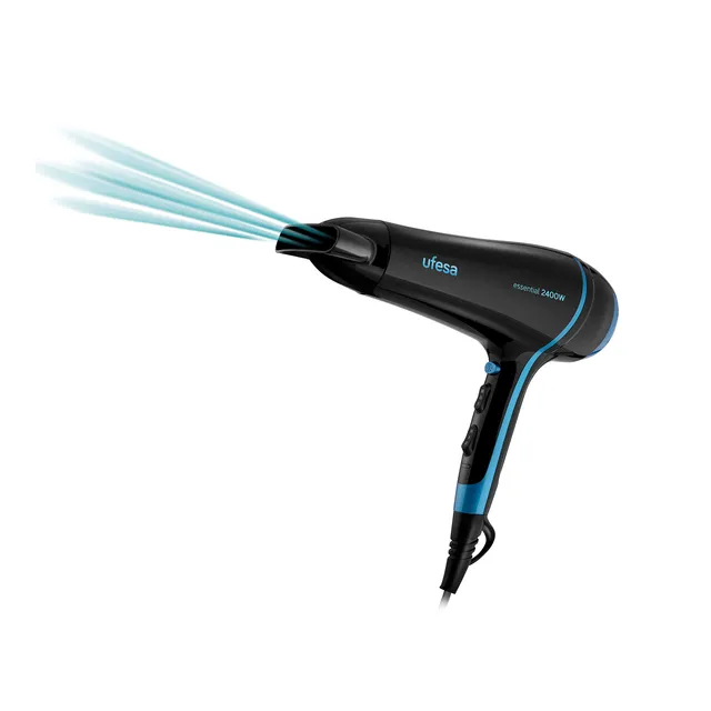 Ufesa Essential asciugacapelli 2400W nero 2 velocità