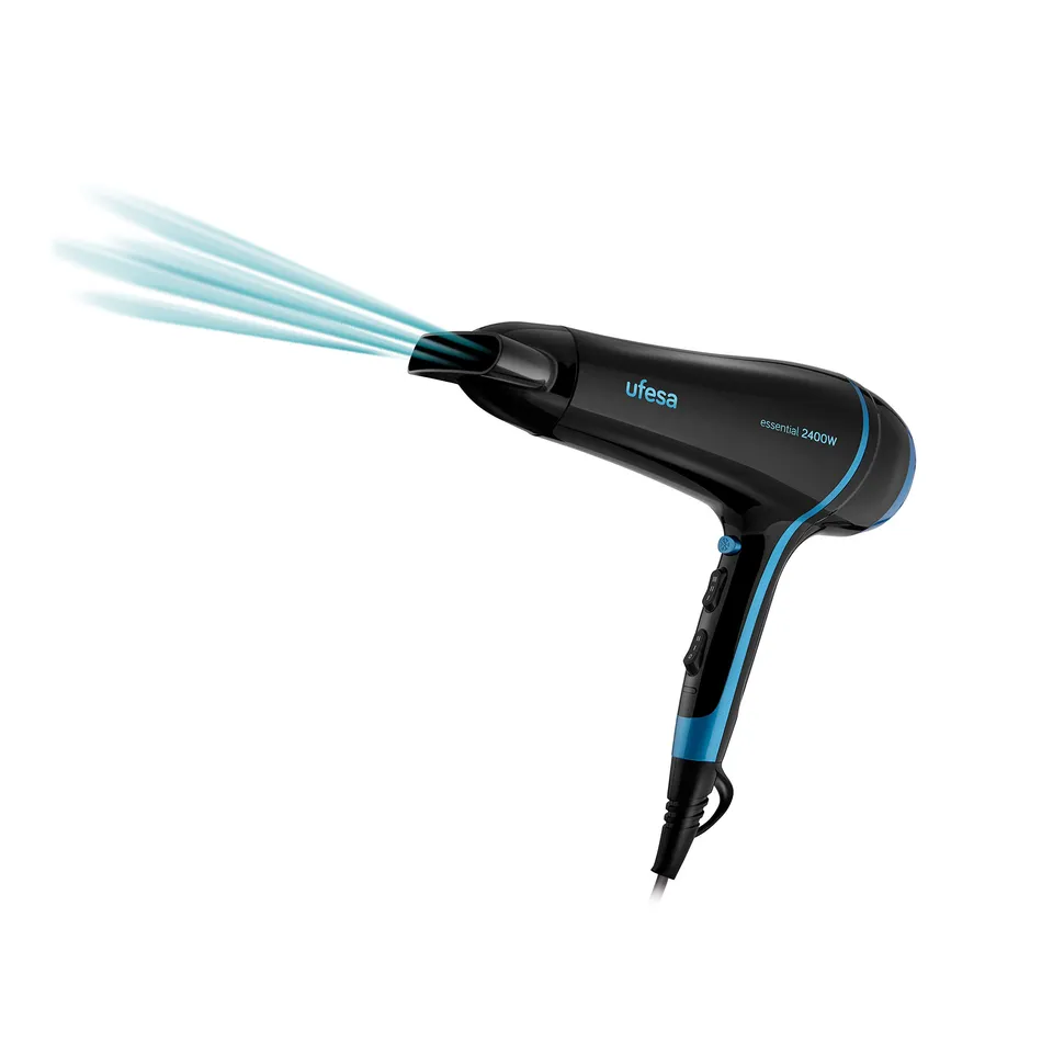 Ufesa Essential asciugacapelli 2400W nero 2 velocità