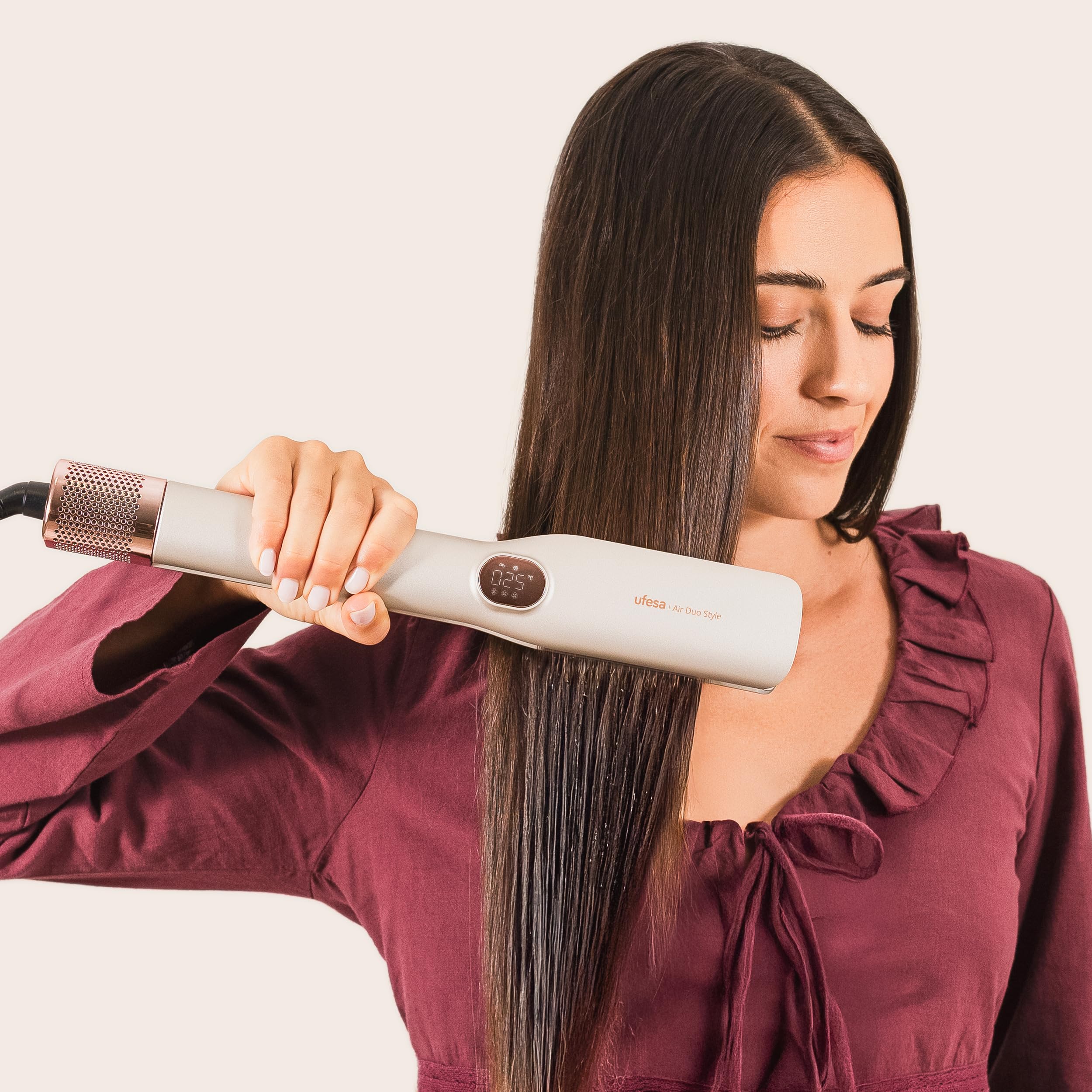 Ufesa Air Duo Style 3 in 1 piastra capelli ceramica