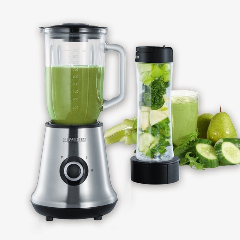 SEVO Mix & Go Frullatore 2 in 1 con bicchiere