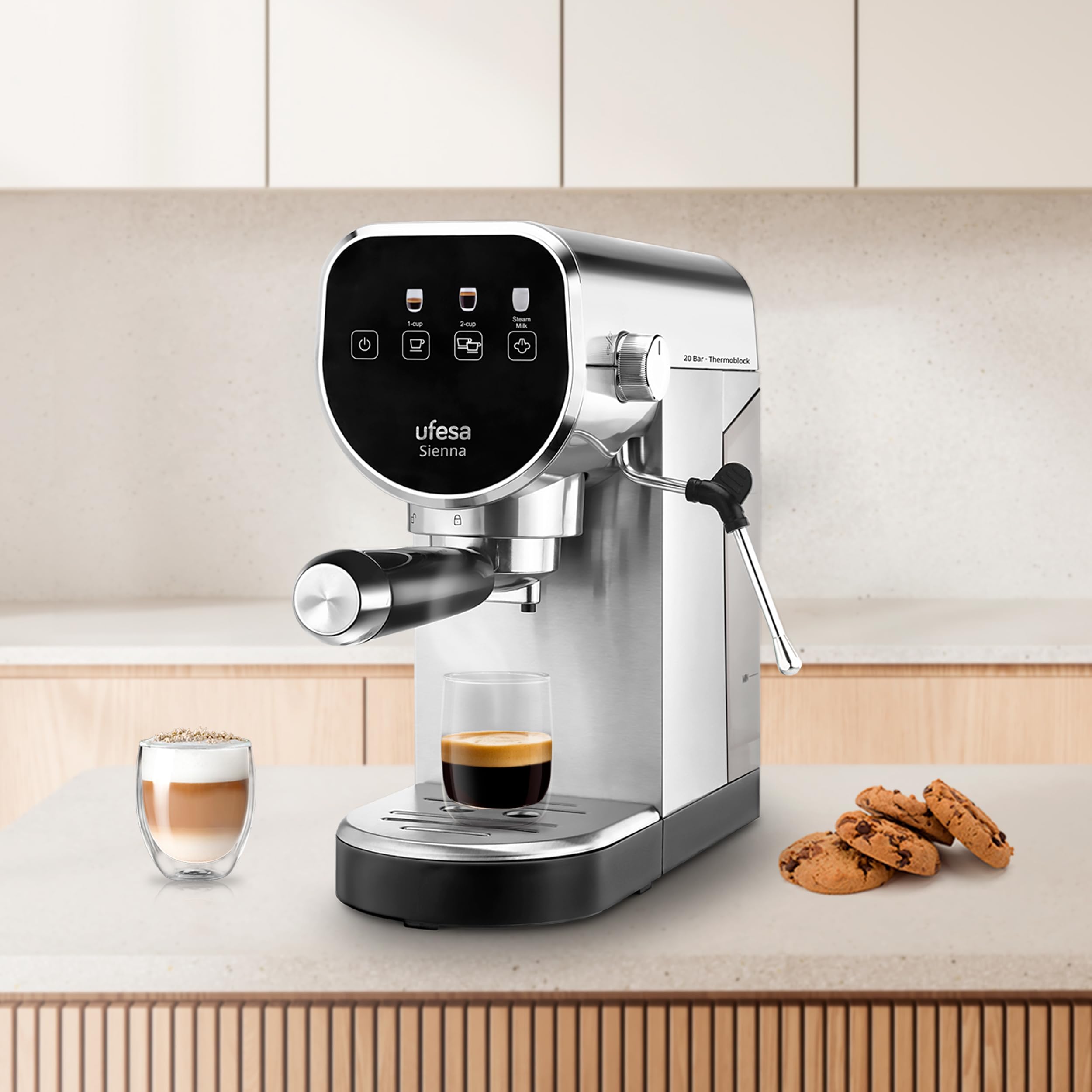 Ufesa Sienna macchina caffè espresso 20 bar 0,9 L