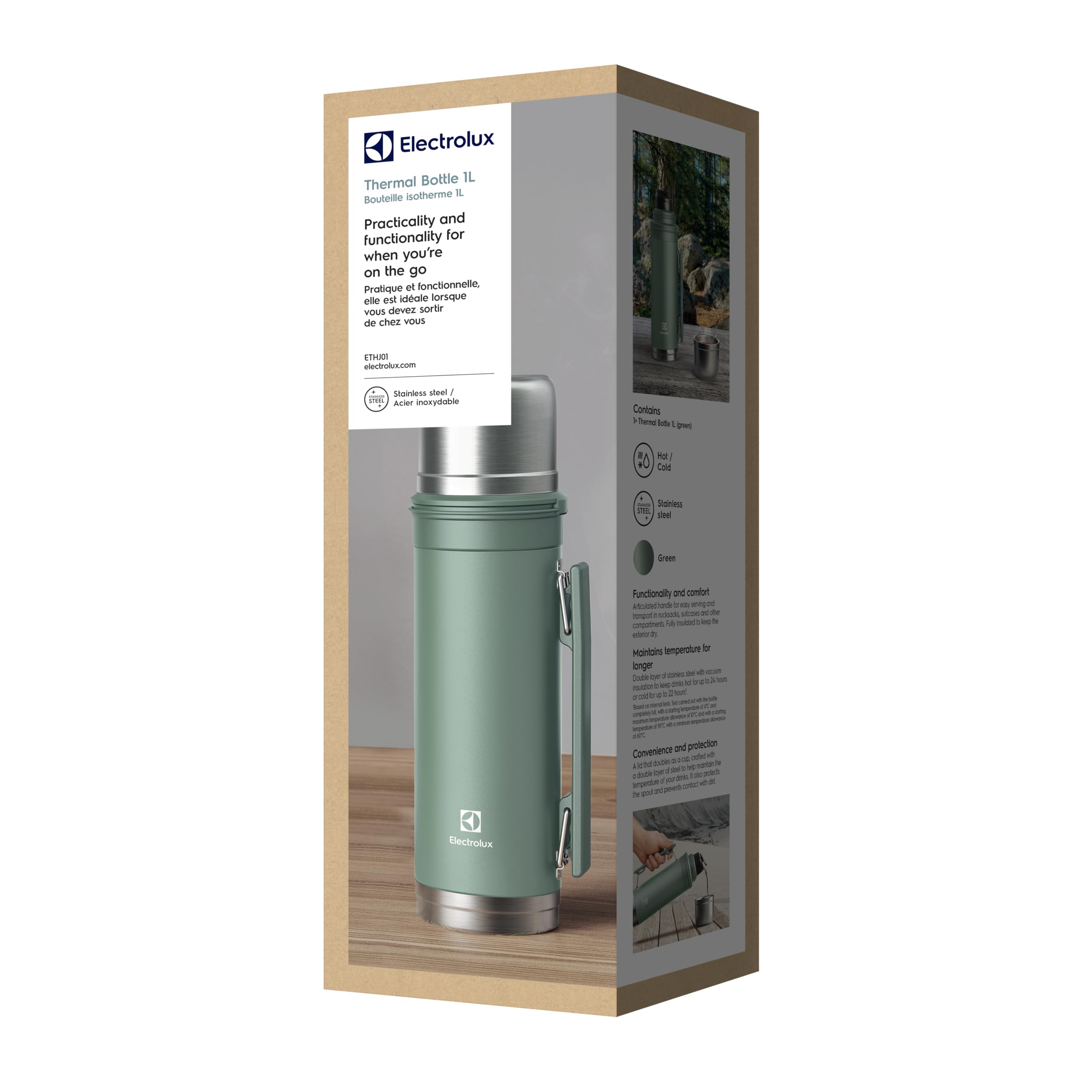 Electrolux ETHJ01 bottiglia termica 1 L verde salvia