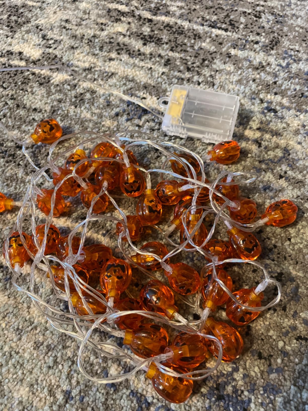 WOWDSGN catena luminosa zucca Halloween 4,5m 40 LED