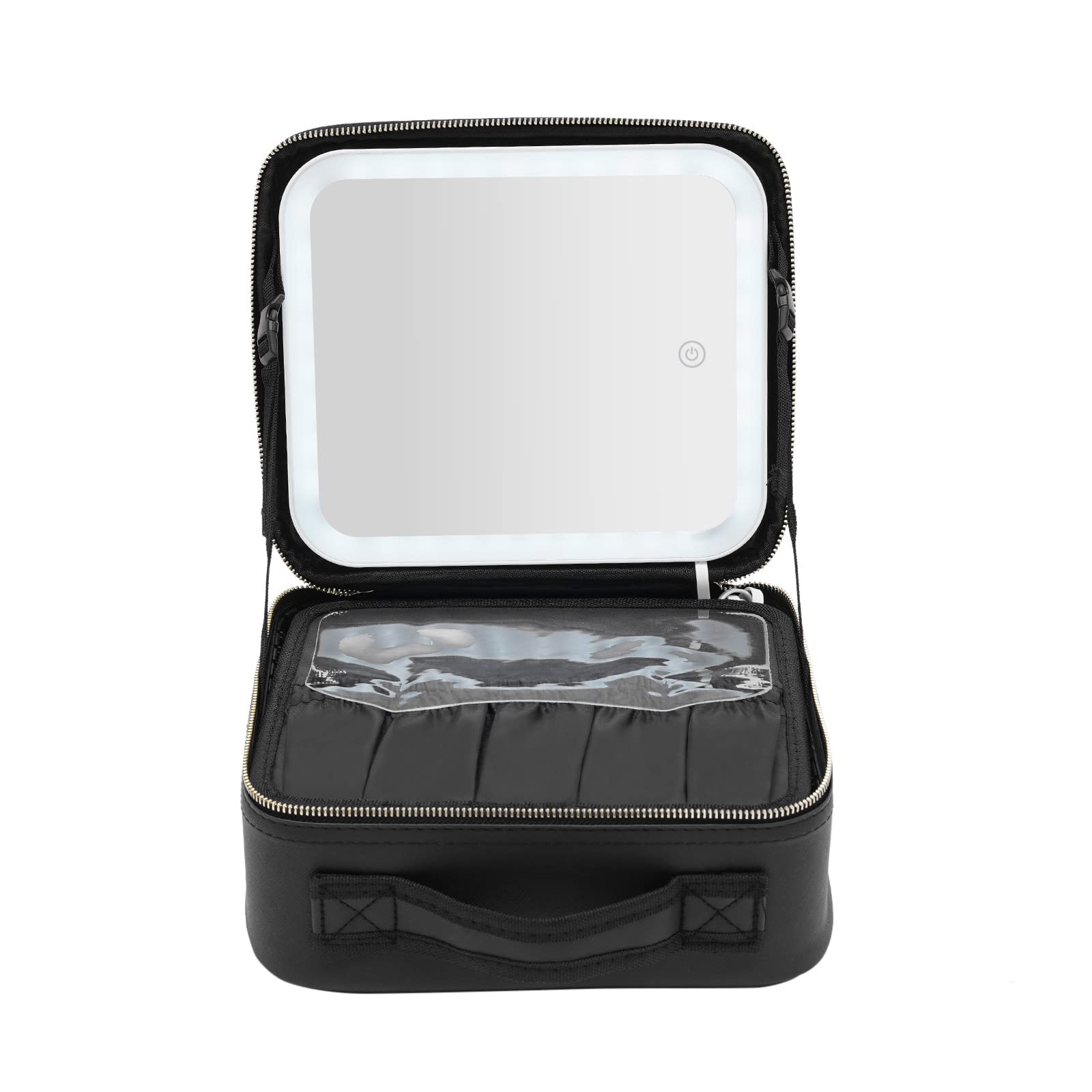 TiryyDrela Vanity Case Trucco LED 3 Colori 26x23x11 cm