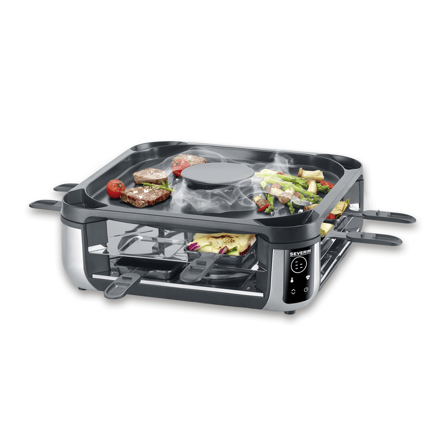 Severin Sevento RG 2379 Raclette 8 Padelle Antifumo
