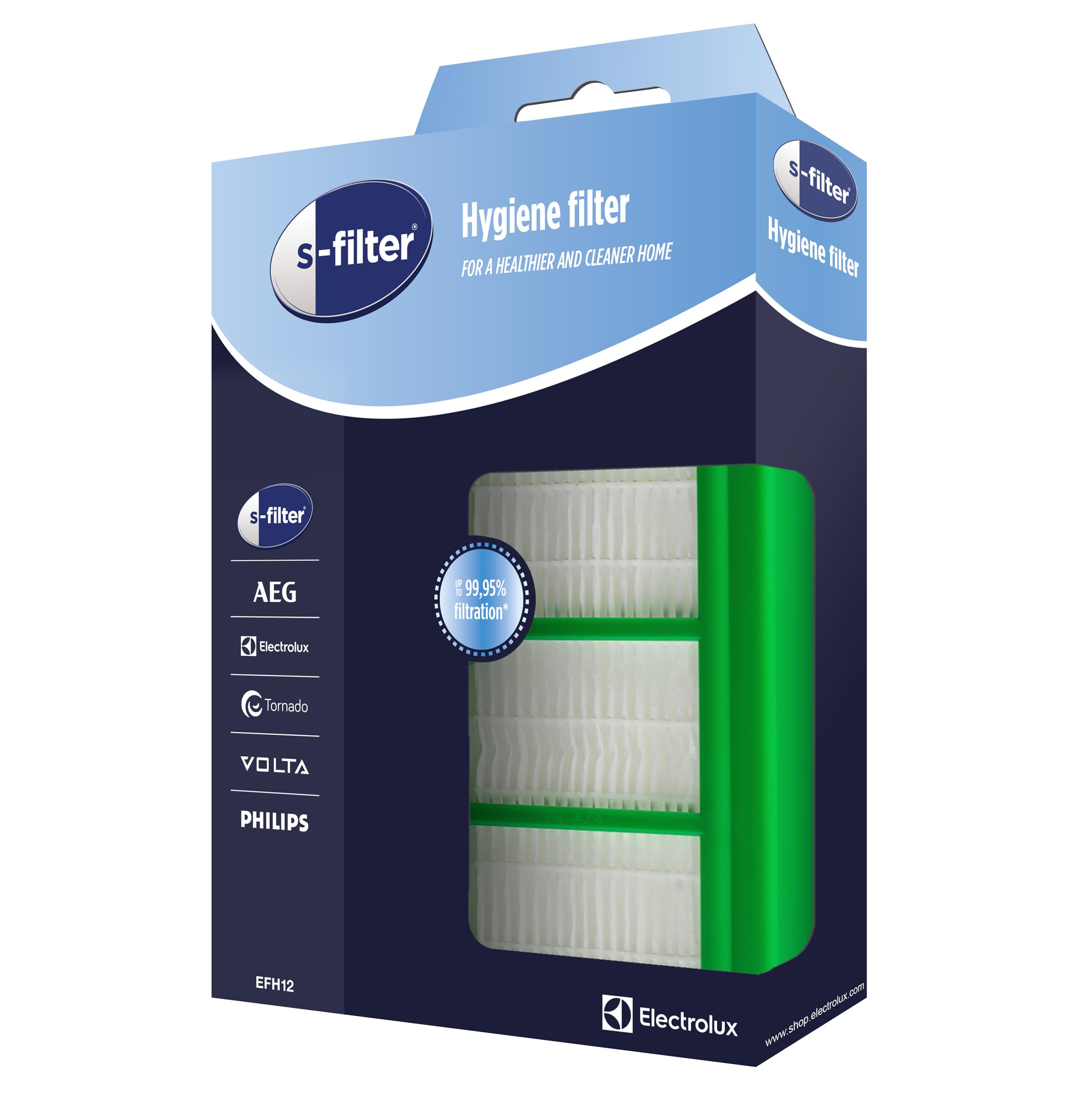 Electrolux EFH12W s-filter filtro aspirapolvere HEPA 12 lavabile