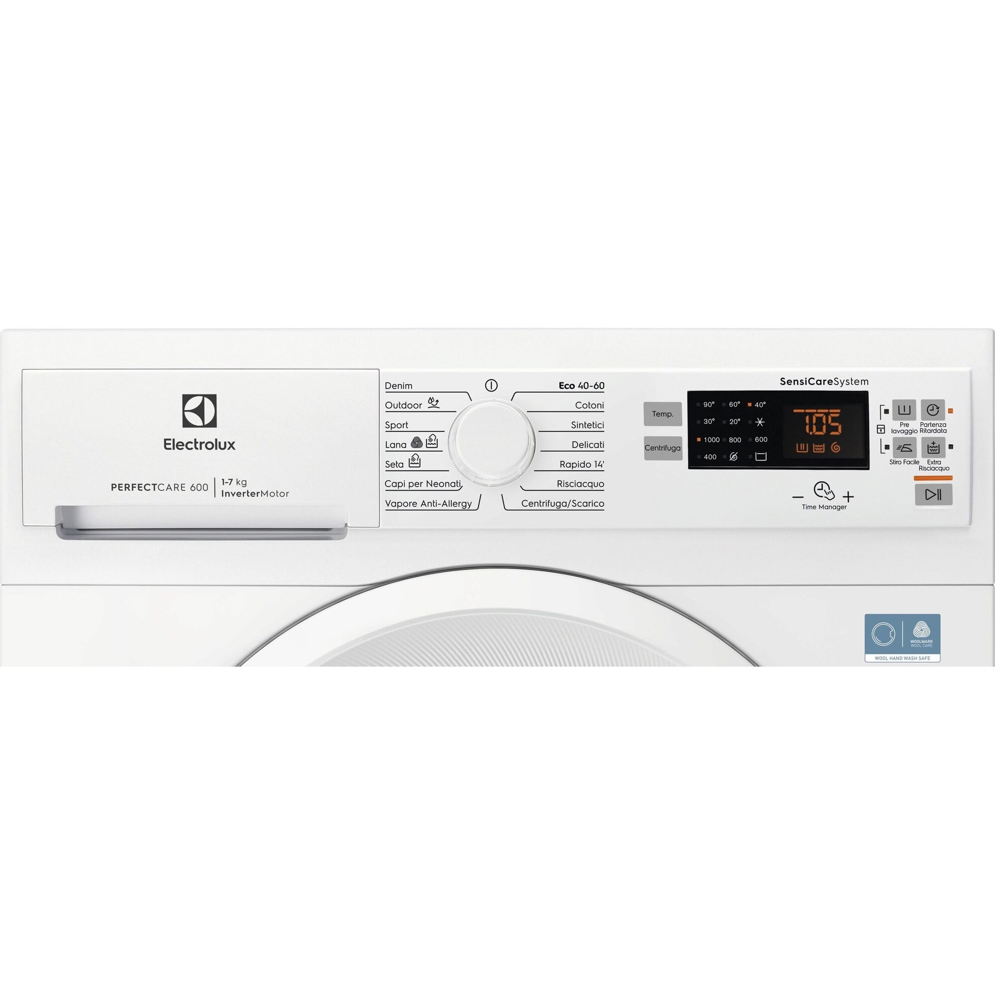 Electrolux Serie 600 EW6S517A Lavatrice 7 Kg Slim SensiCare