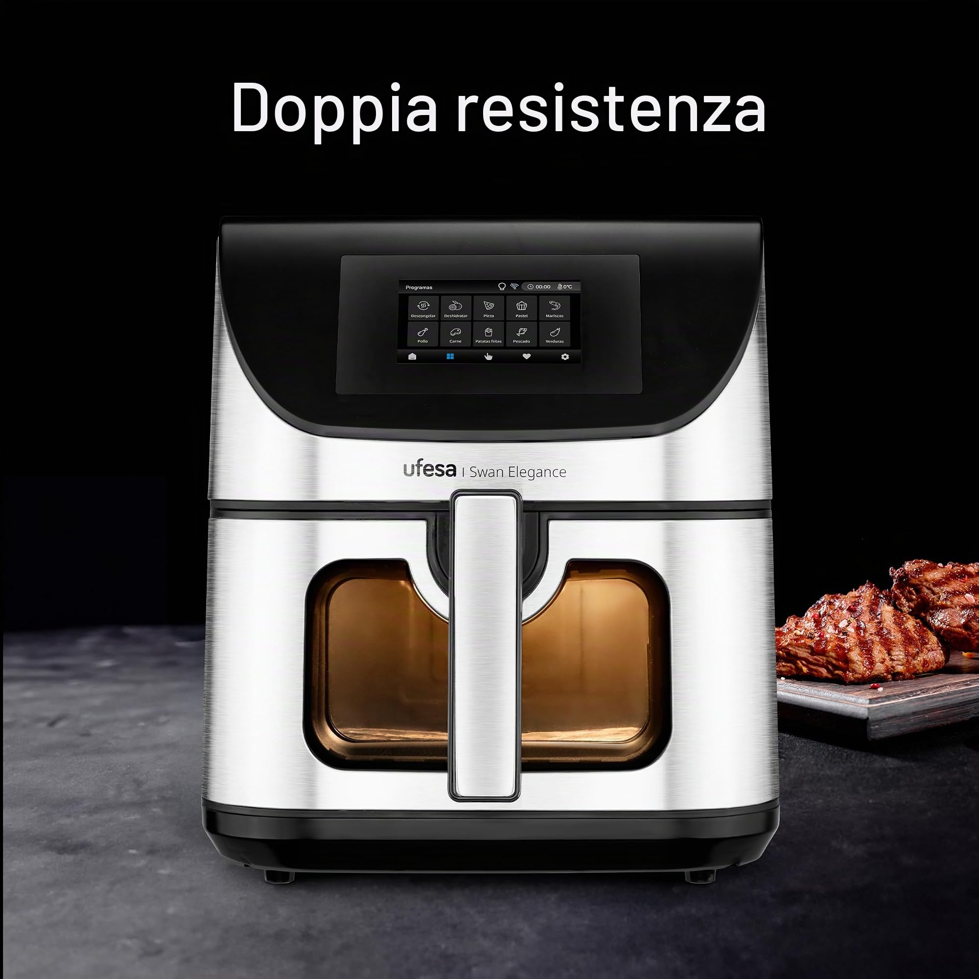 Ufesa Swan Elegance friggitrice ad aria 8 L TFT Digital