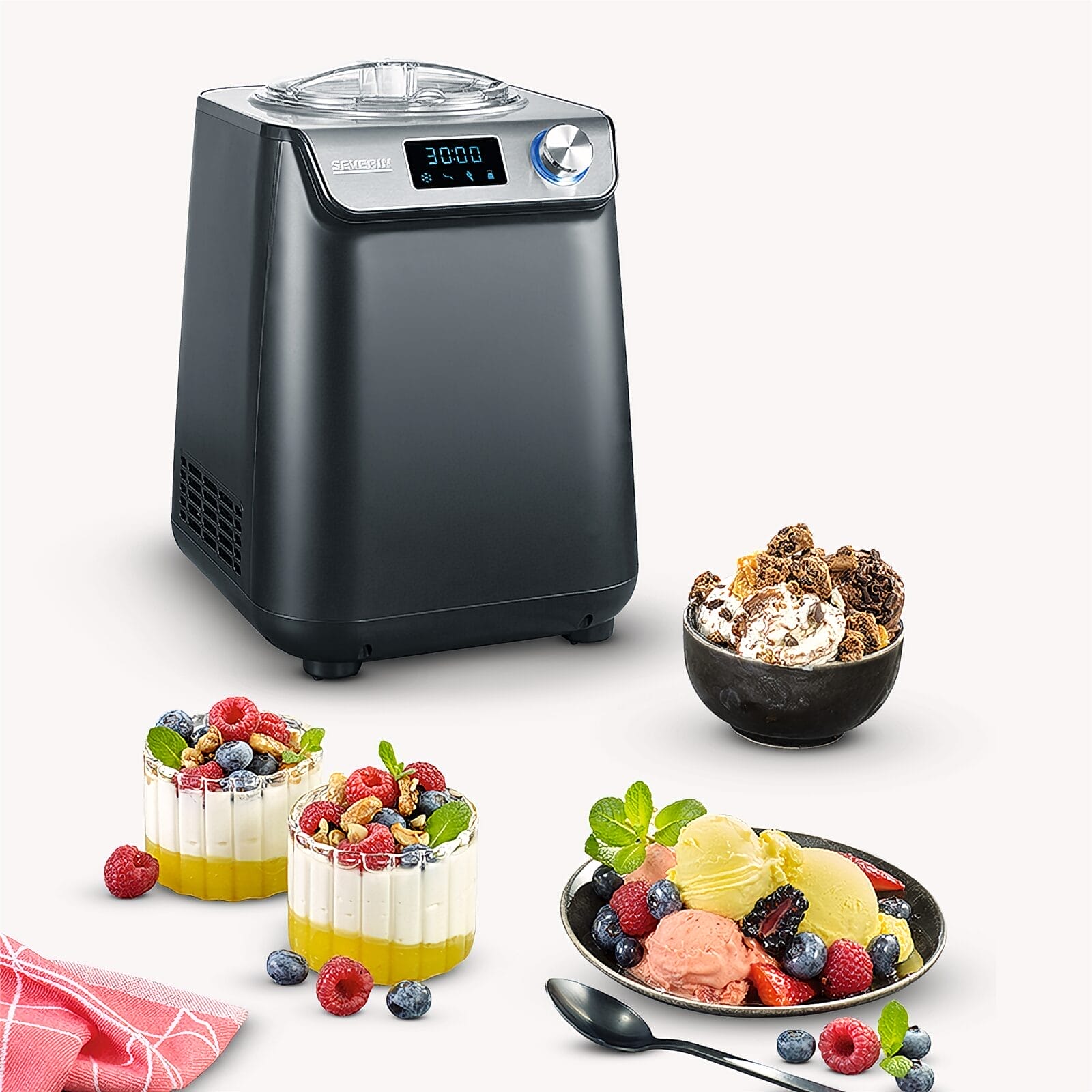 SEVERIN gelatiera e yogurtiera compatta 30 min