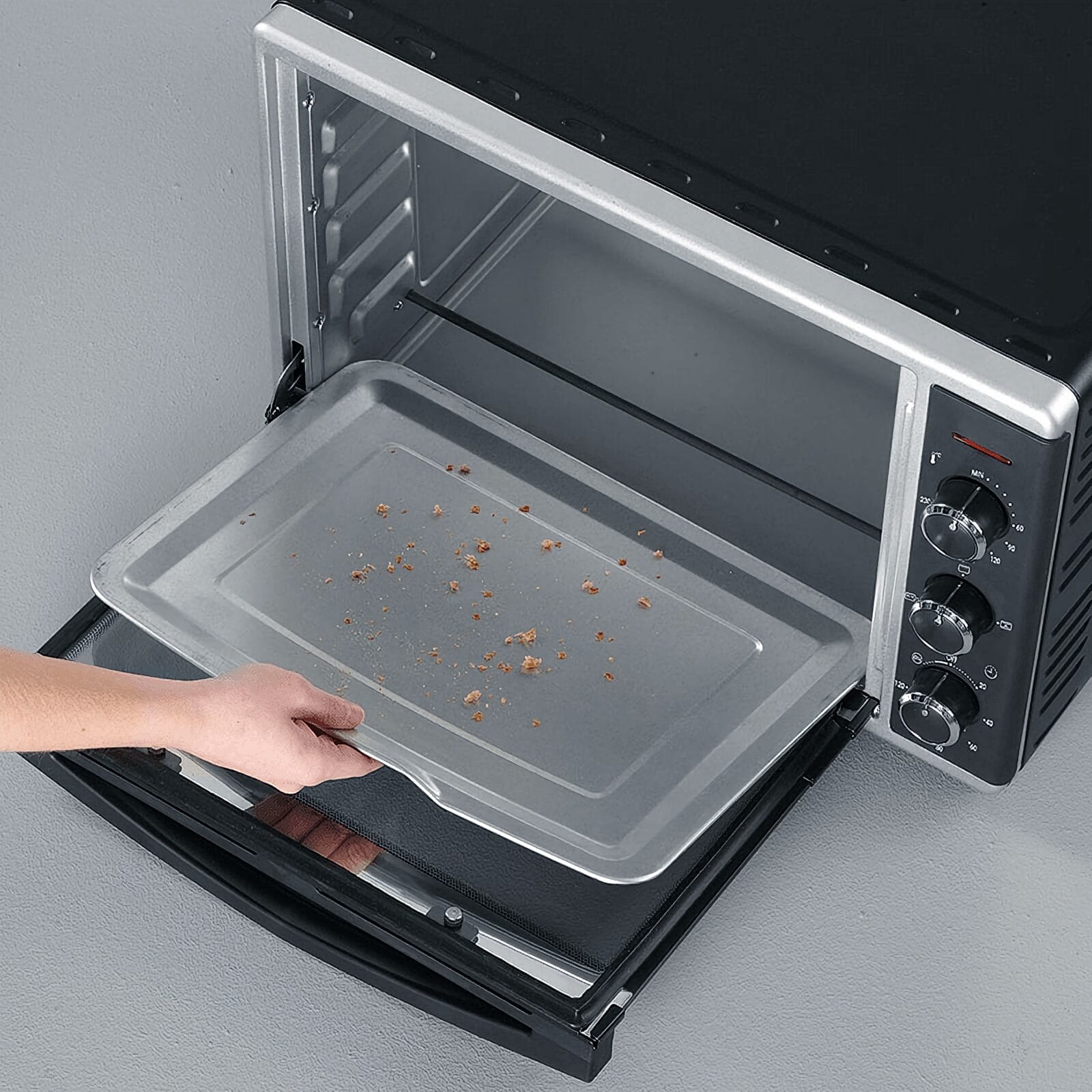 SEVO forno elettrico ventilato pizza 29 cm girarrosto