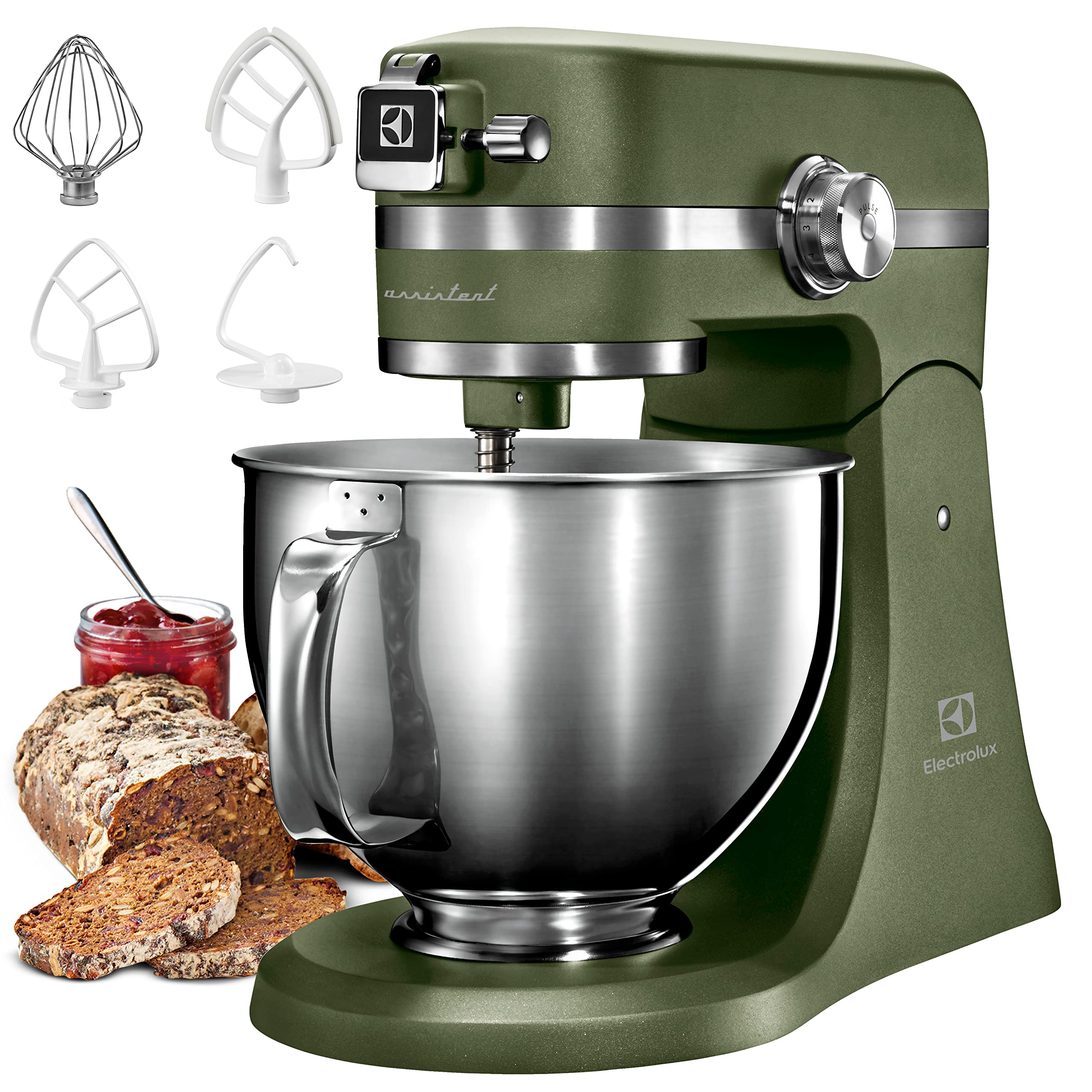 Electrolux E6KM1-4BPT impastatrice planetaria nero 1200W 6L