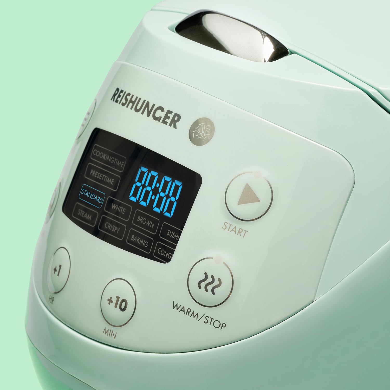 Reishunger Mini cuociriso digitale menta 8 programmi