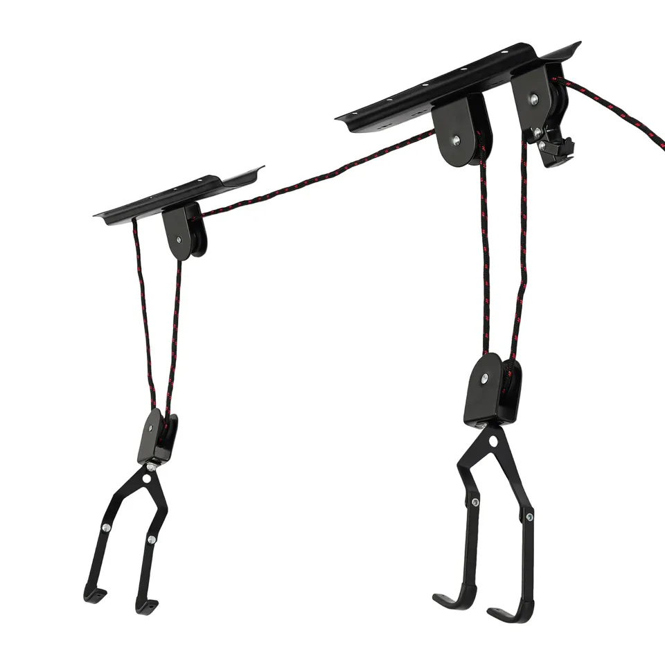 TiryyDrela Sollevatore Bici Soffitto Acciaio 60 Kg con Ganci