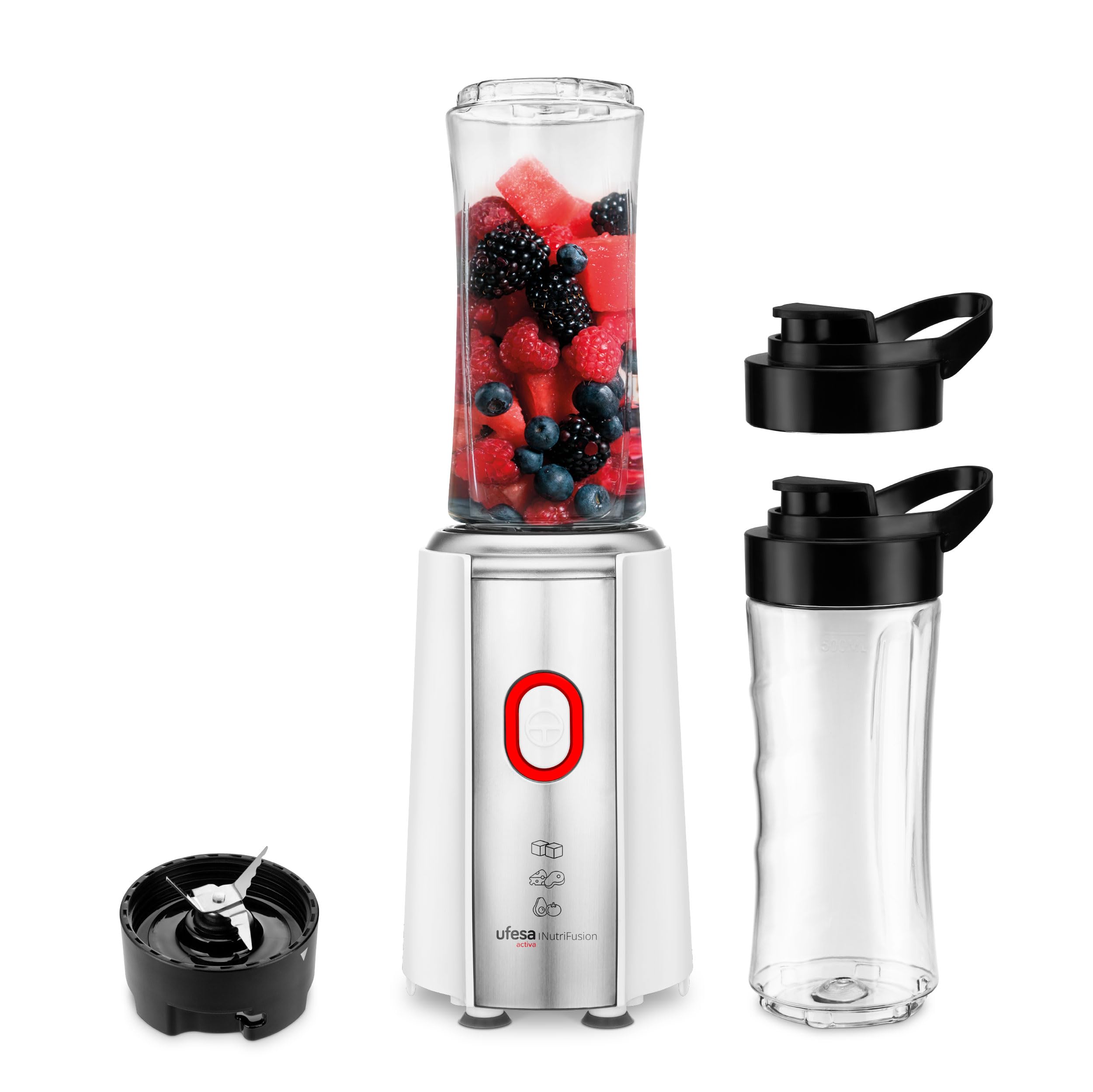 Ufesa Nutrifusion frullatore portatile 500W 2x500 ml