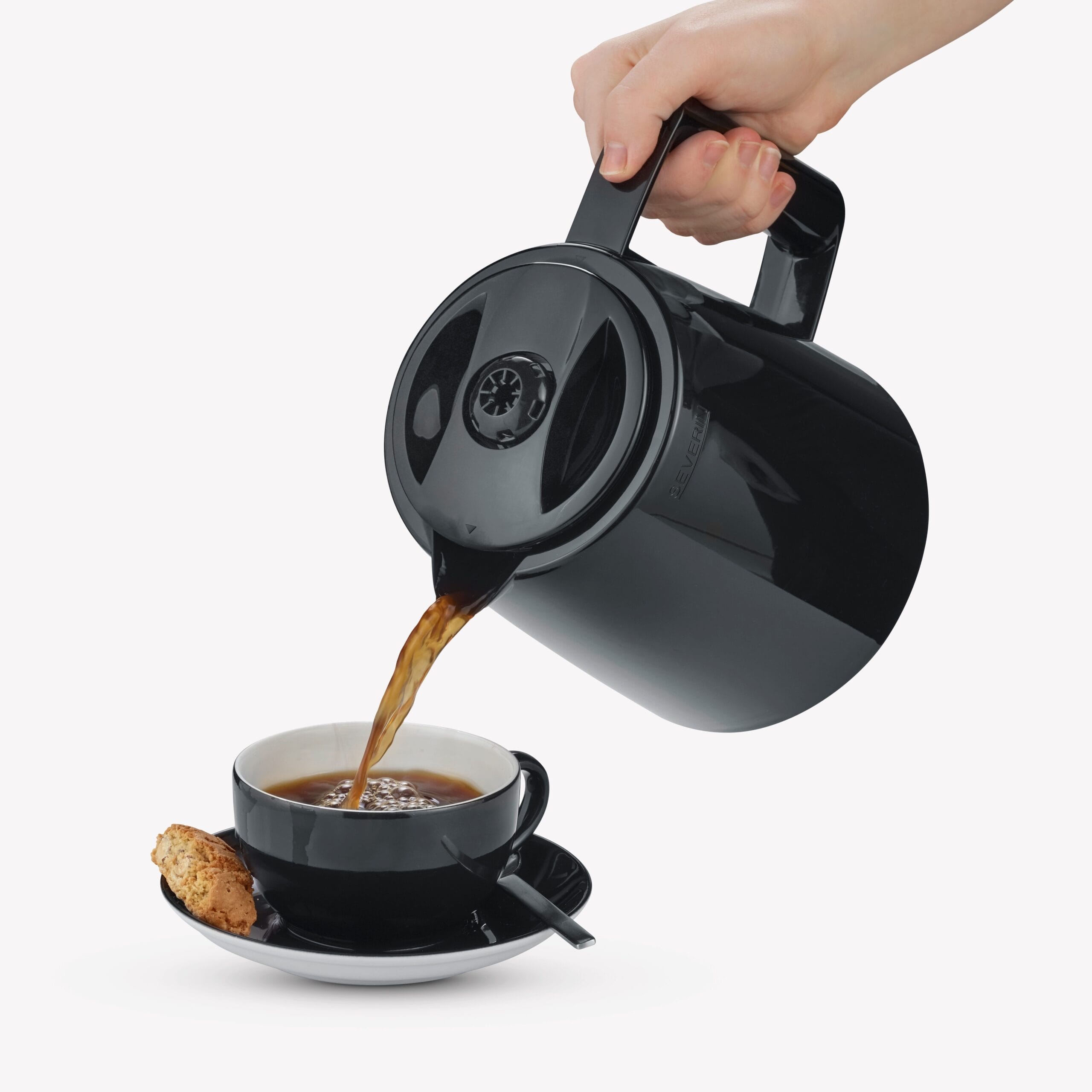 SEVERIN Duo Macchina Caffè Filtro con 2 Caraffe Termiche 16 Tazze