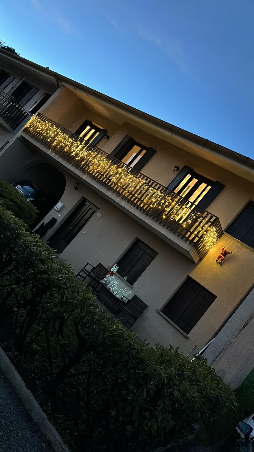WOWDSGN Tenda Luminosa 10M 440 LED luci Natale bianco caldo