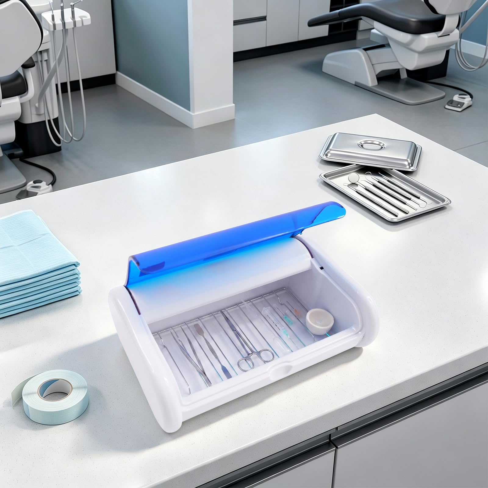 TiryyDrela Sterilizzatore UV Ozono 6W Scatola 2L 31 cm