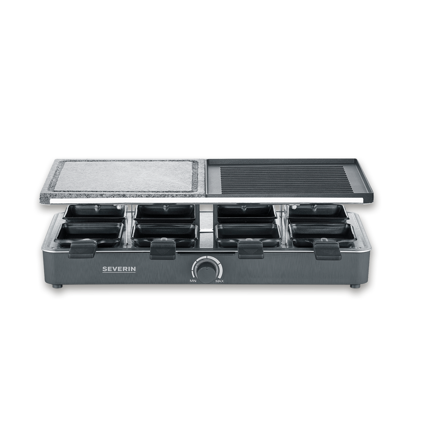 SEVO Raclette Grill Pietra Naturale 8 Padellini