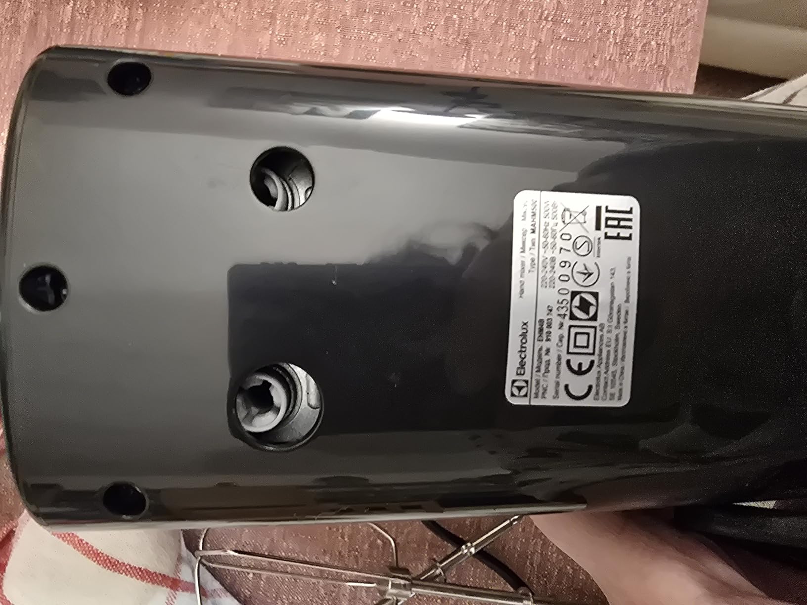 Electrolux Serie 300 EHM4B sbattitore noir 500 W