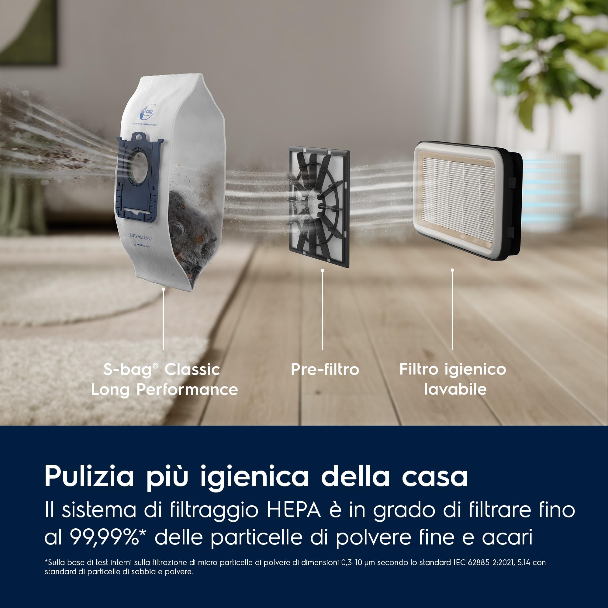 Electrolux Clean 500 EB51C1WP aspirapolvere rosa con sacco