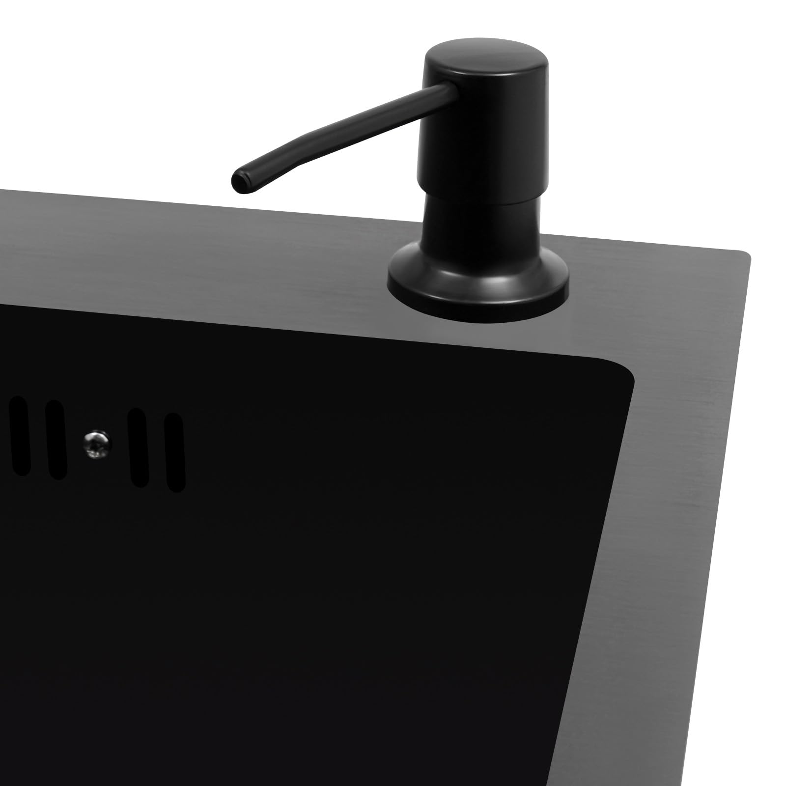 TiryyDrela Lavello Cucina Inox Nero 1 Vasca Antigraffio Accessoriato