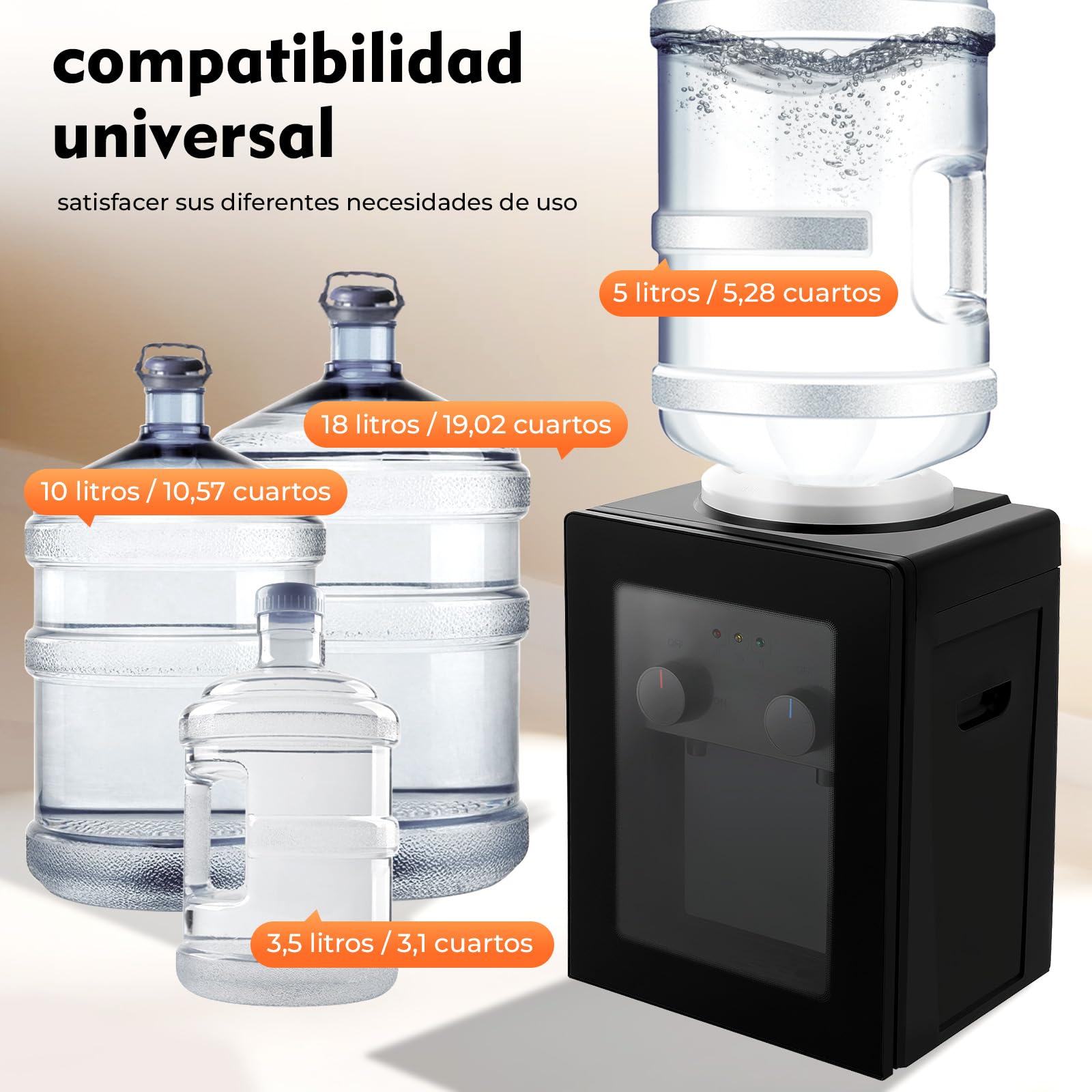 TiryyDrela distributore acqua calda fredda 550W inox