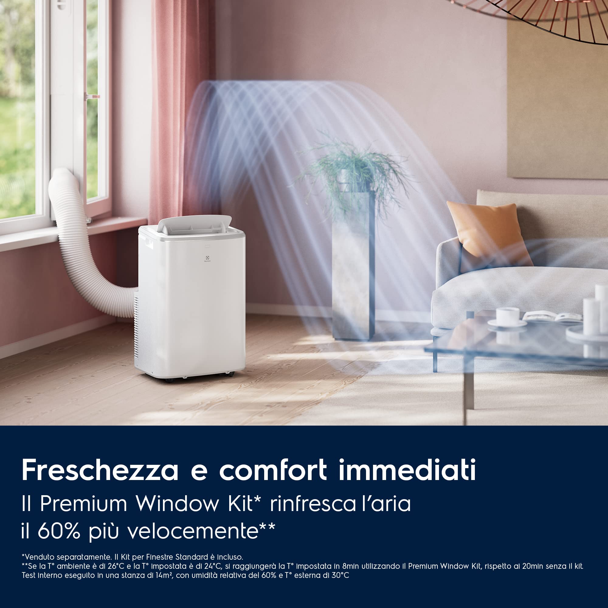 Electrolux Comfort 600 EXP26U339HW condizionatore portatile