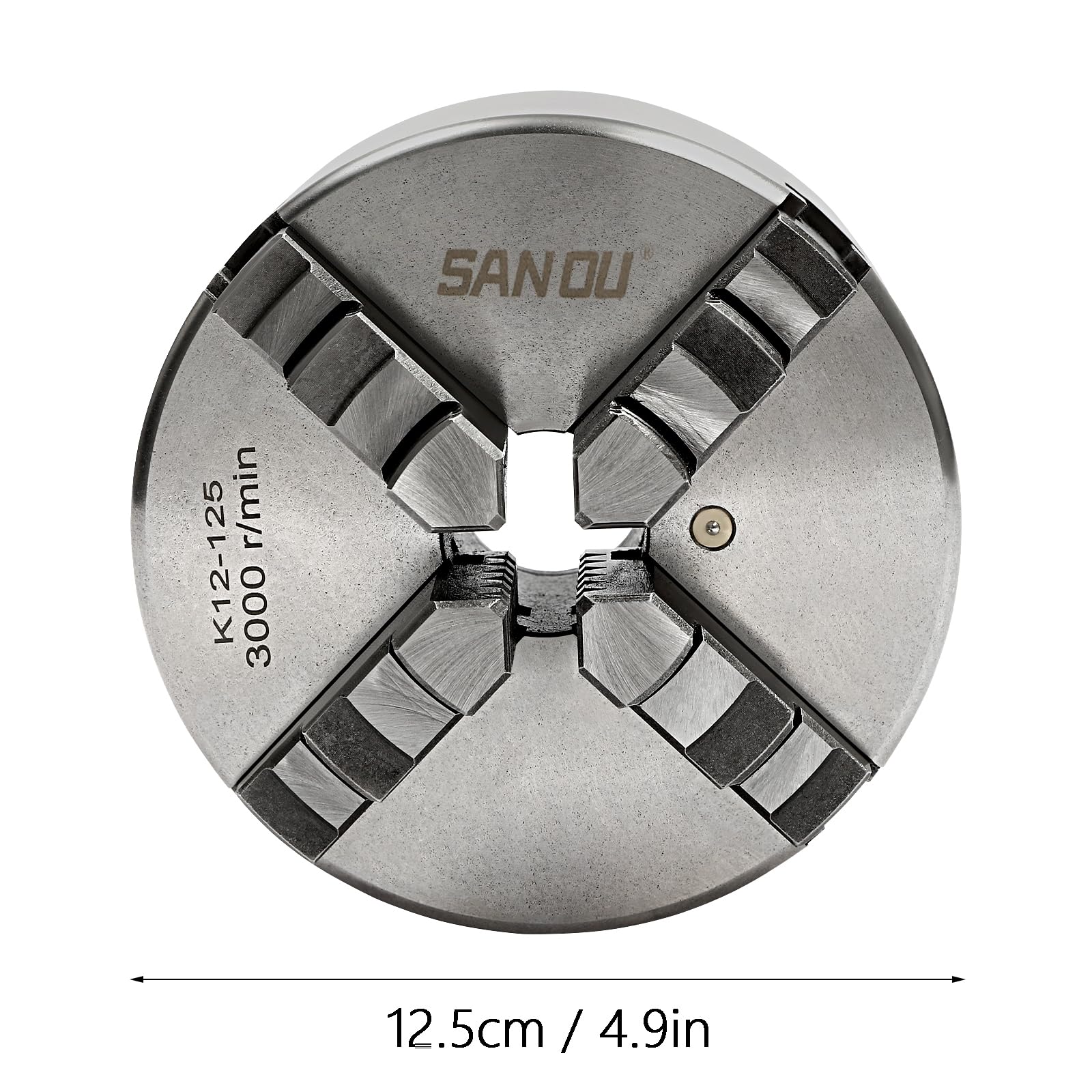 TiryyDrela Mandrino Tornio 4 Griffe Autocentrante 125 mm