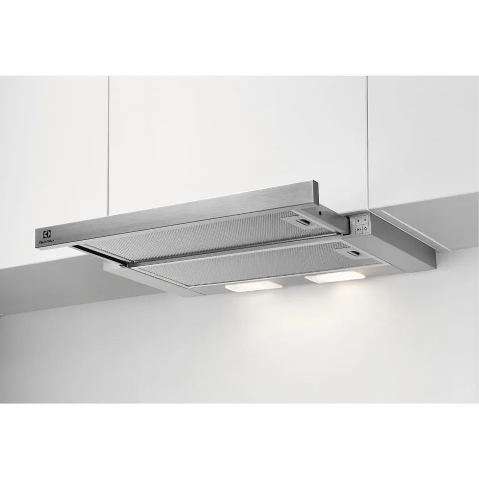 Electrolux LFP326S cappa telescopica 60 cm inox 410 m³/h
