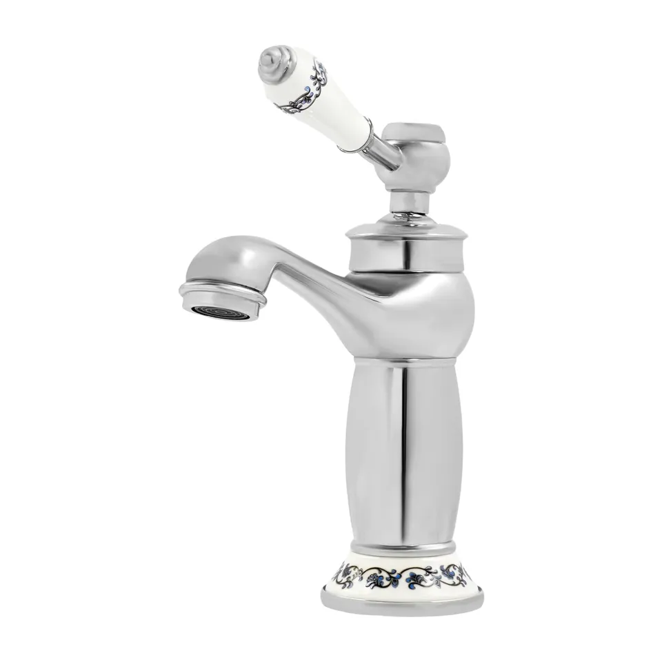 TiryyDrela Rubinetto Bagno Retro Rame Cromato Monoforo