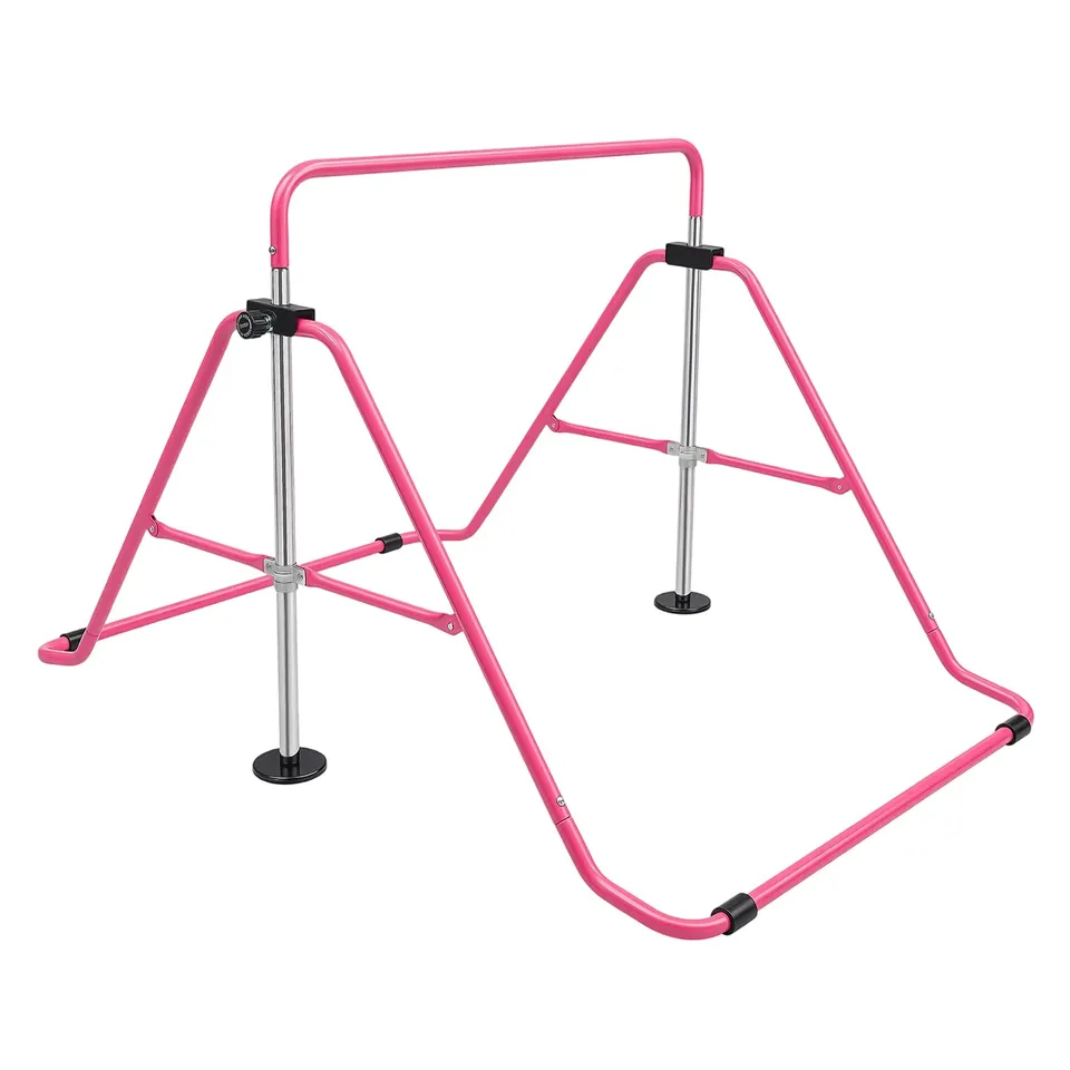 TiryyDrela Barra Ginnastica Bambini Pieghevole Rosa