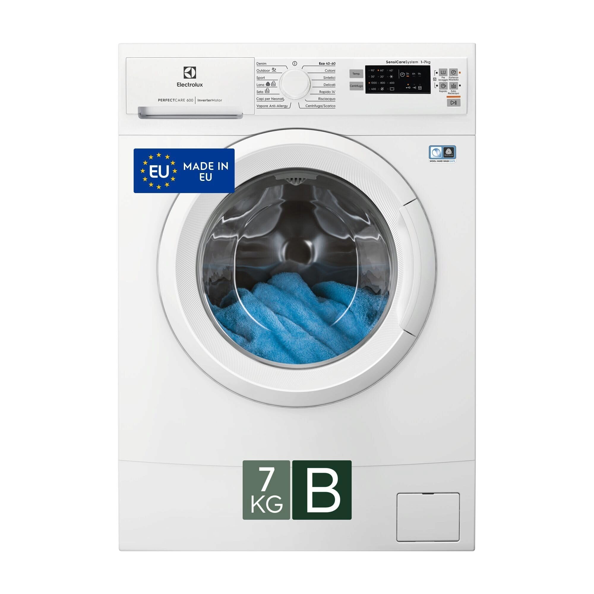 Electrolux Serie 600 EW6S306BL lavatrice slim 6kg nera