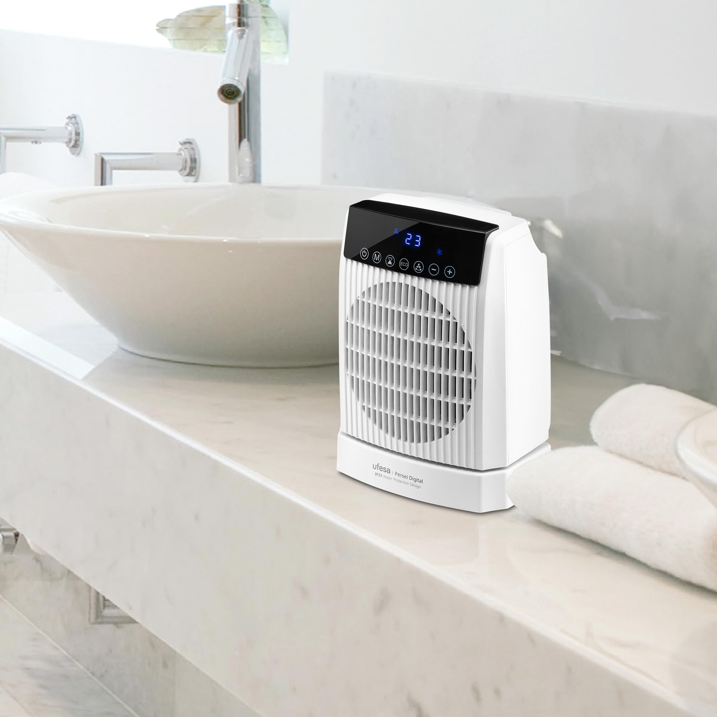 Ufesa Persei termoventilatore elettrico 2000 W IP21 oscillante