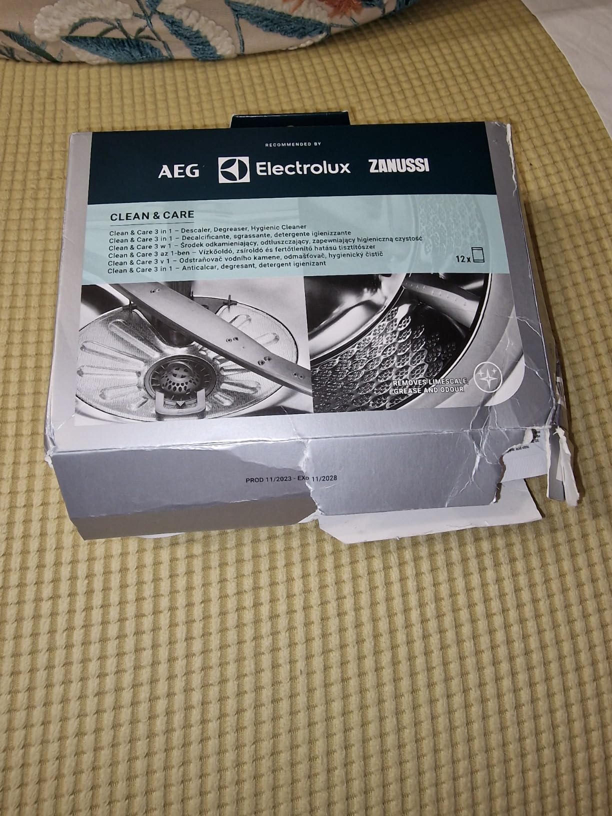 Electrolux Clean Care decalcificante lavatrice 24 bustine anticalcare