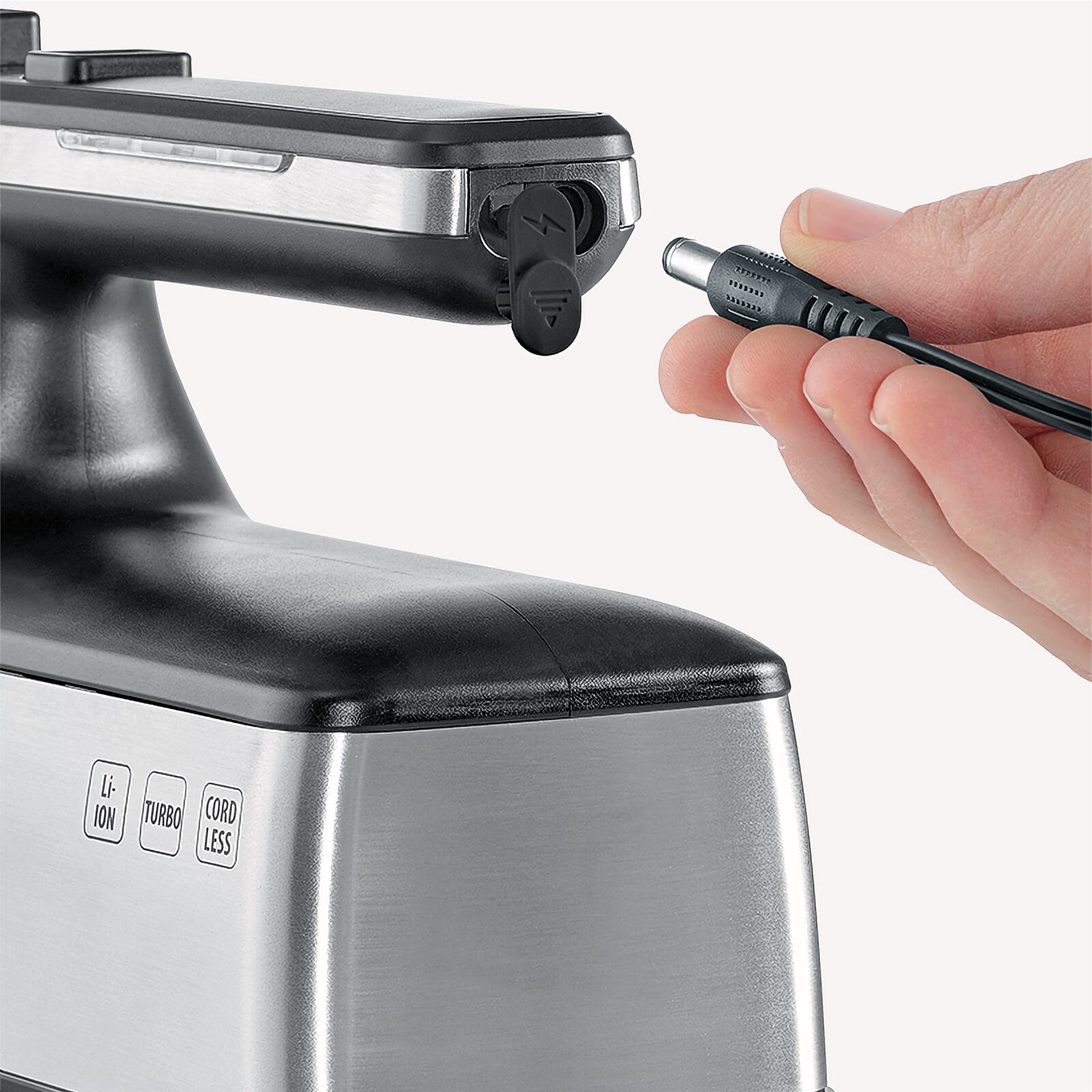 SEVERIN Sbattitore Senza Fili Ricaricabile Acciaio Inox