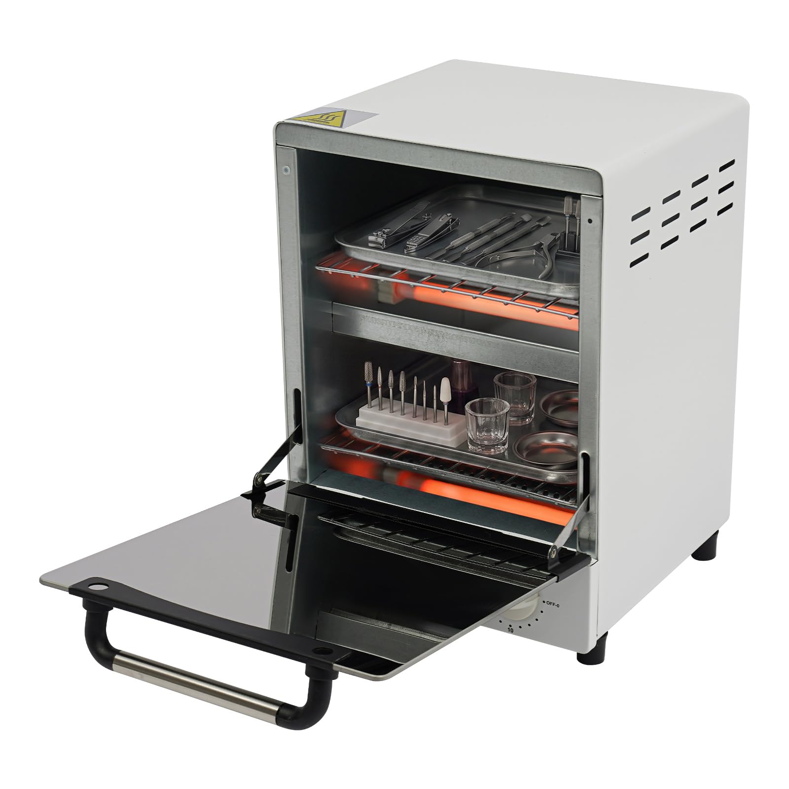 TiryyDrela Sterilizzatore Alta Temperatura 12L 1000W 250°C