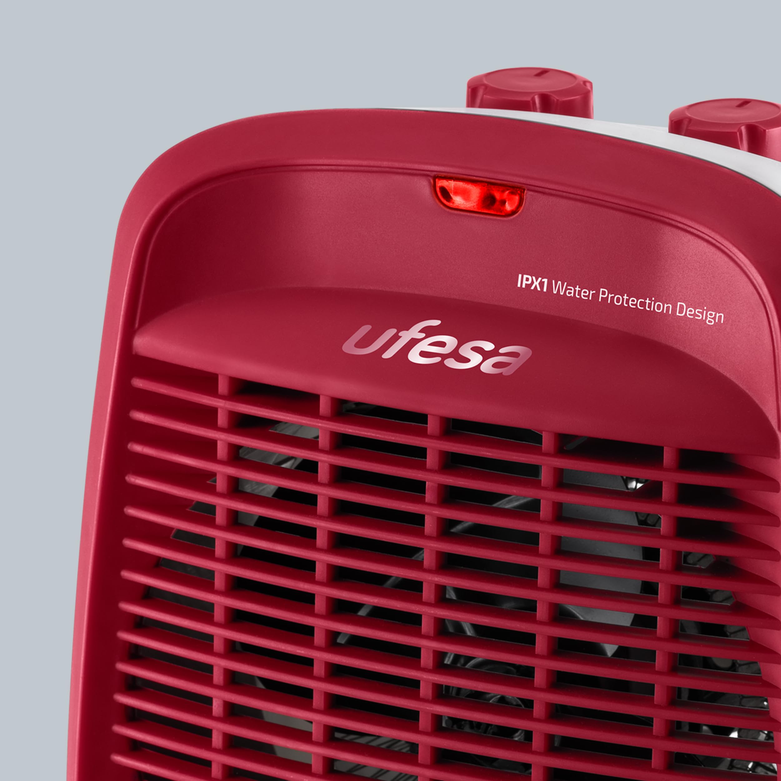 Ufesa Persei termoventilatore 2000W rosso bagno IPX1