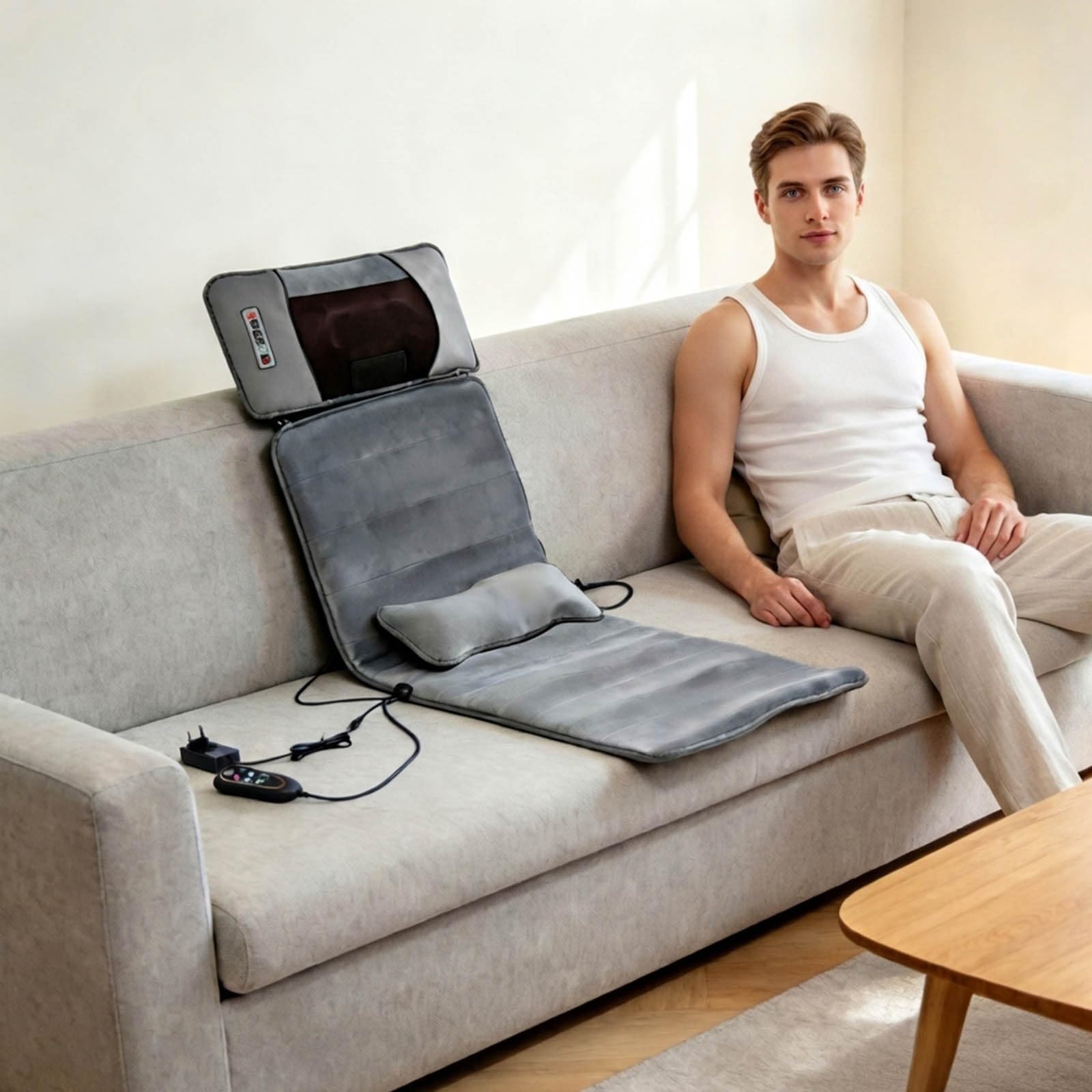TiryyDrela Tappetino Massaggio Shiatsu 9 Modalità