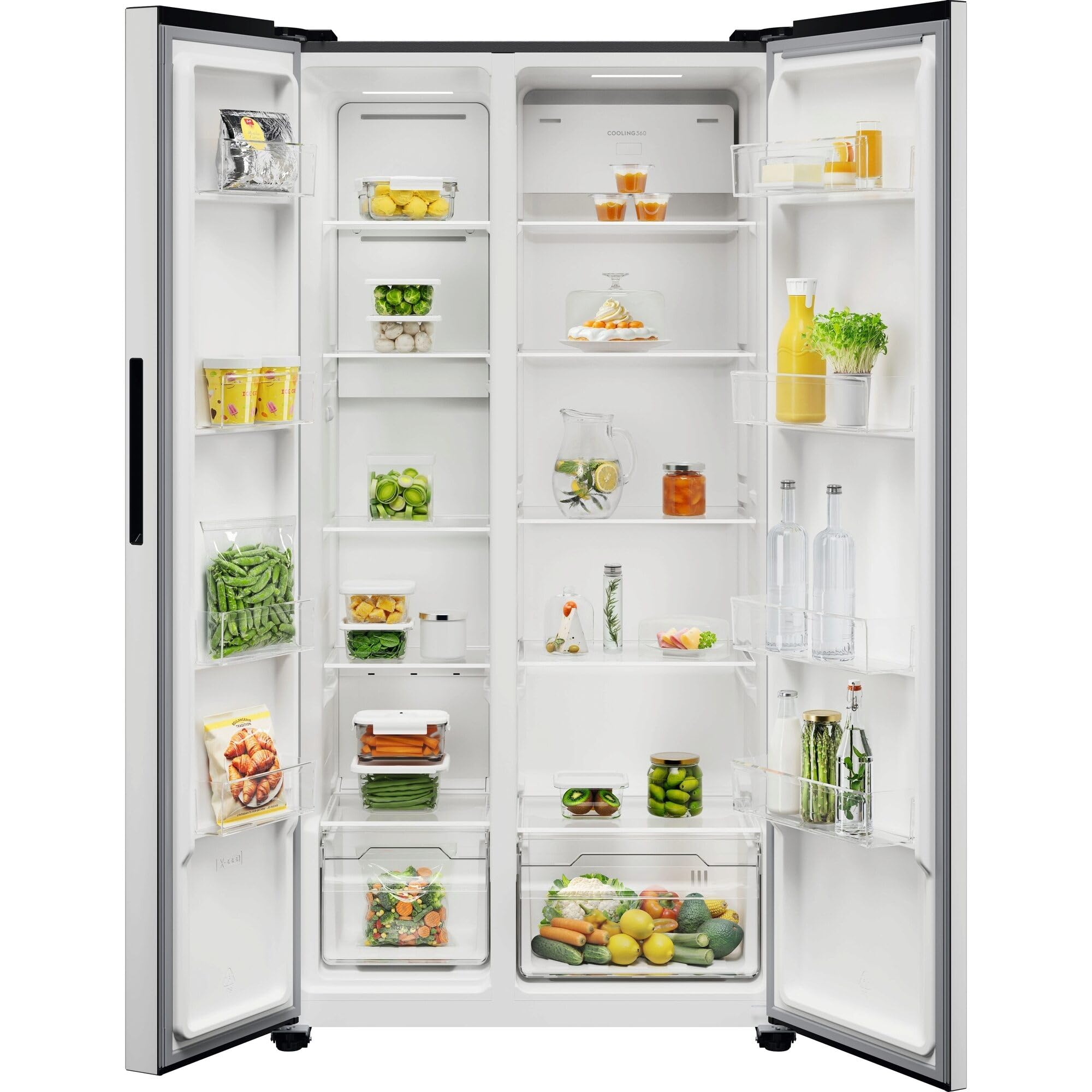 Electrolux Serie 600 EAT6ME53U0 Frigorifero Side by Side Inox