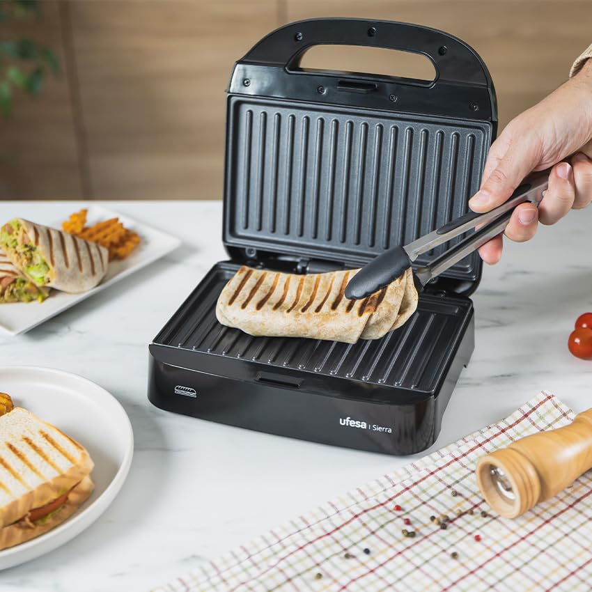Ufesa Sierra Compact sandwichiera grill inox 750W