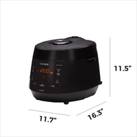 CUCKOO CRP-PK1001S Cuociriso Pressione 10 Tazze Acciaio X-Wall