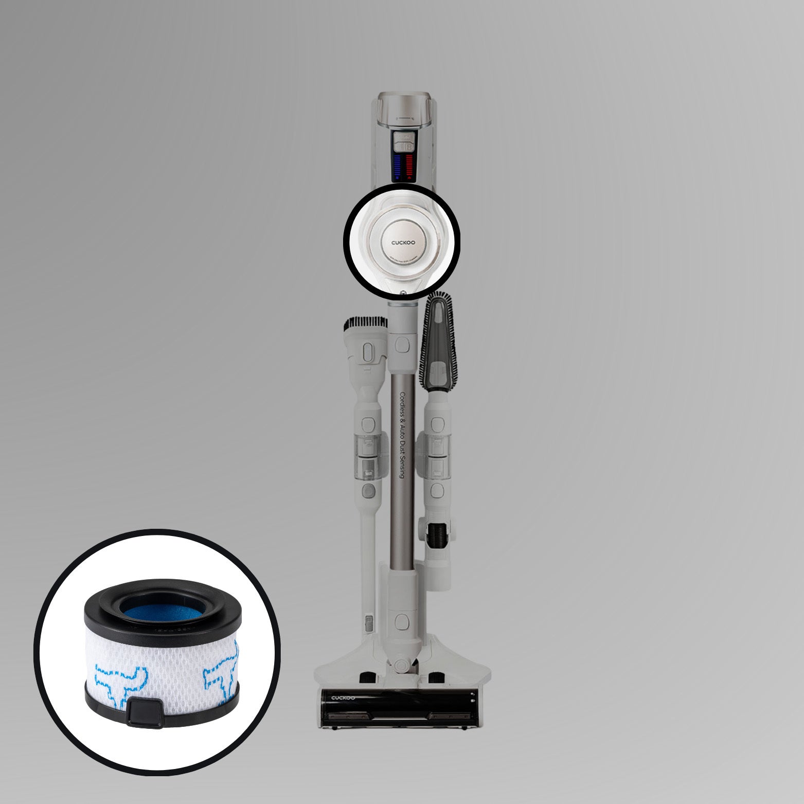 Cuckoo Powerclone Prefiltro Aspirapolvere CVC-A1410W Lavabile