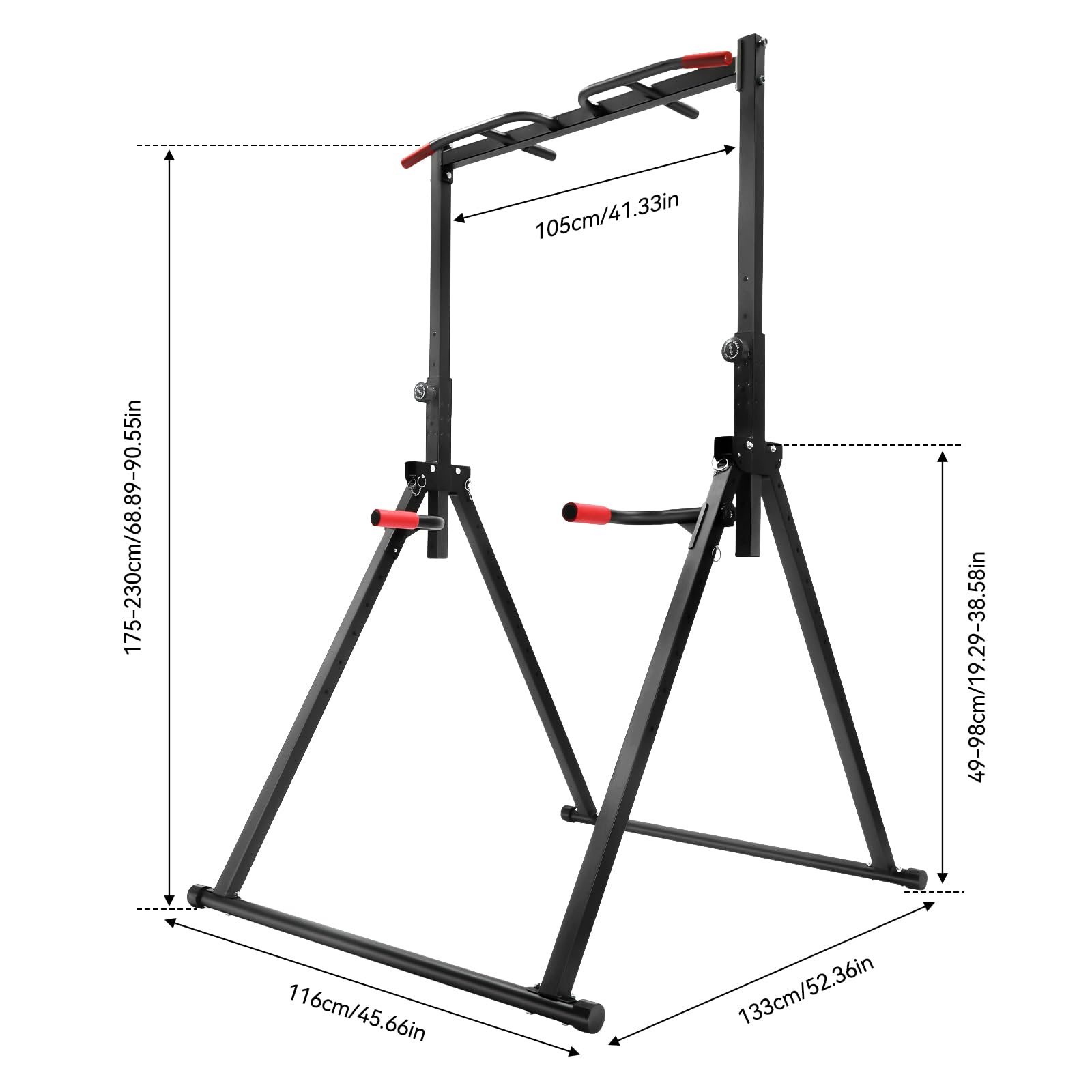 TiryyDrela Power Tower Stazione Trazioni 175-230 cm 200 kg