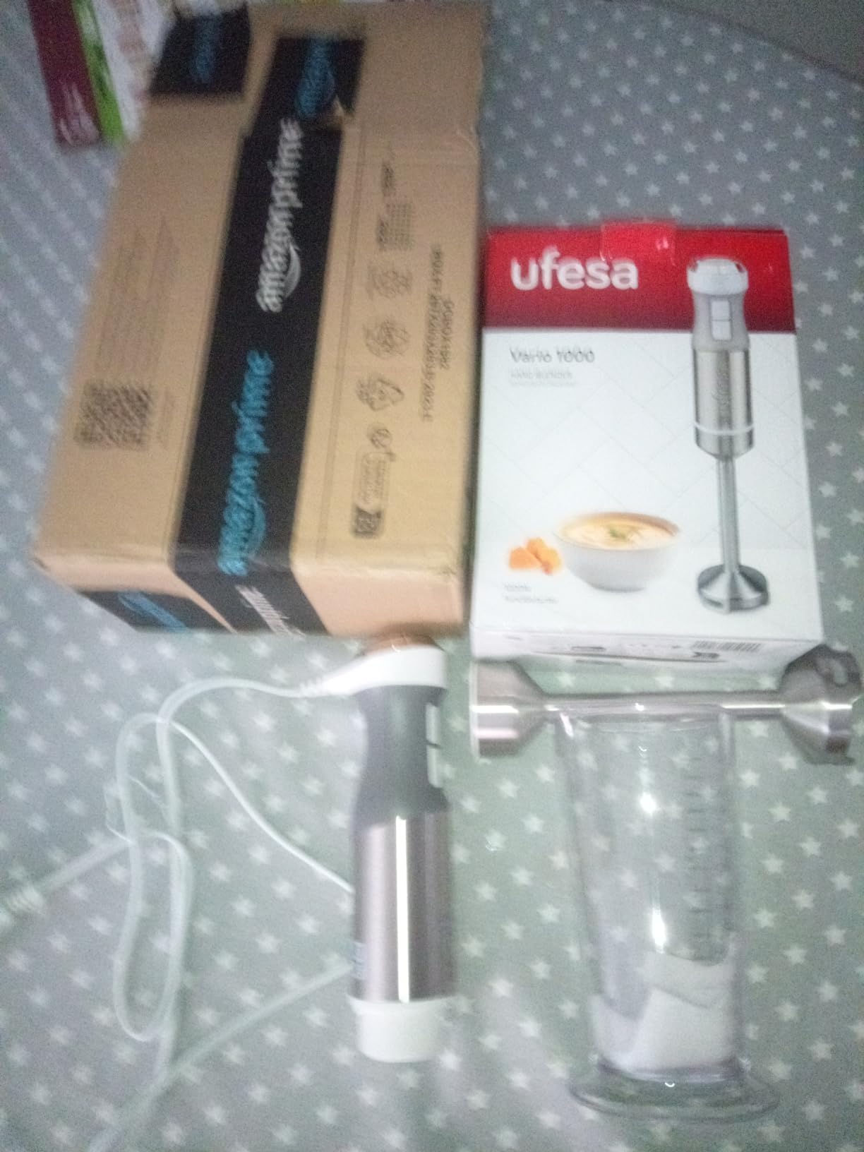 Ufesa BP4580 Vario 1000 Frullatore Immersione 1000W 1 Acc.