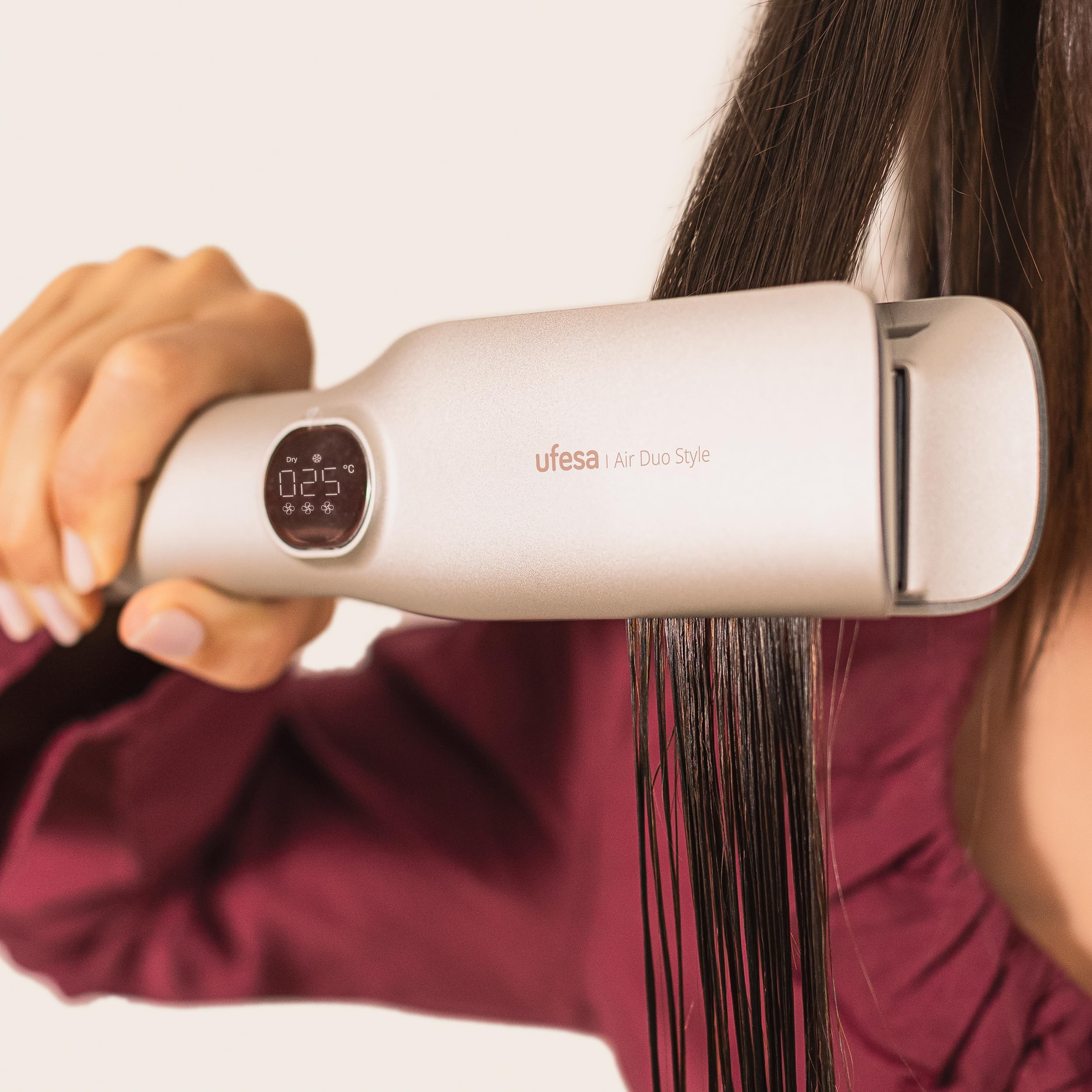 Ufesa Air Duo Style 3 in 1 piastra capelli ceramica