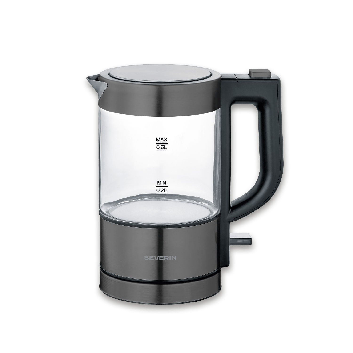 SEVO Mini bollitore vetro 0,5 L single compatto