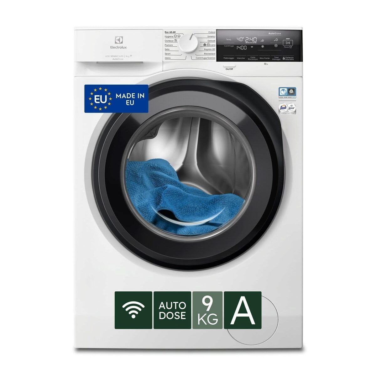 Electrolux EW6F210G lavatrice carica frontale bianco 10kg