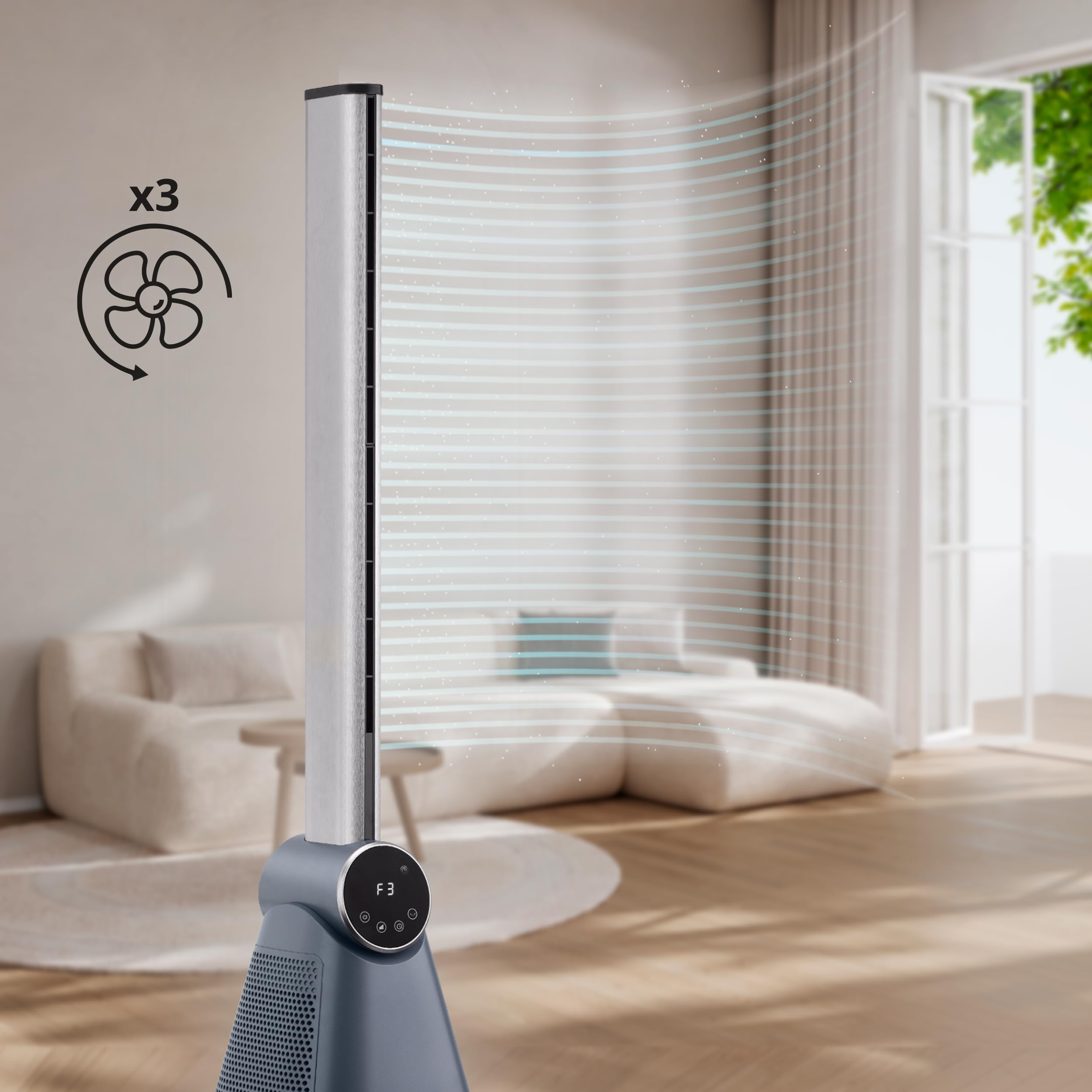 Ufesa TK50 ventilatore a torre senza pale 50W 97 cm
