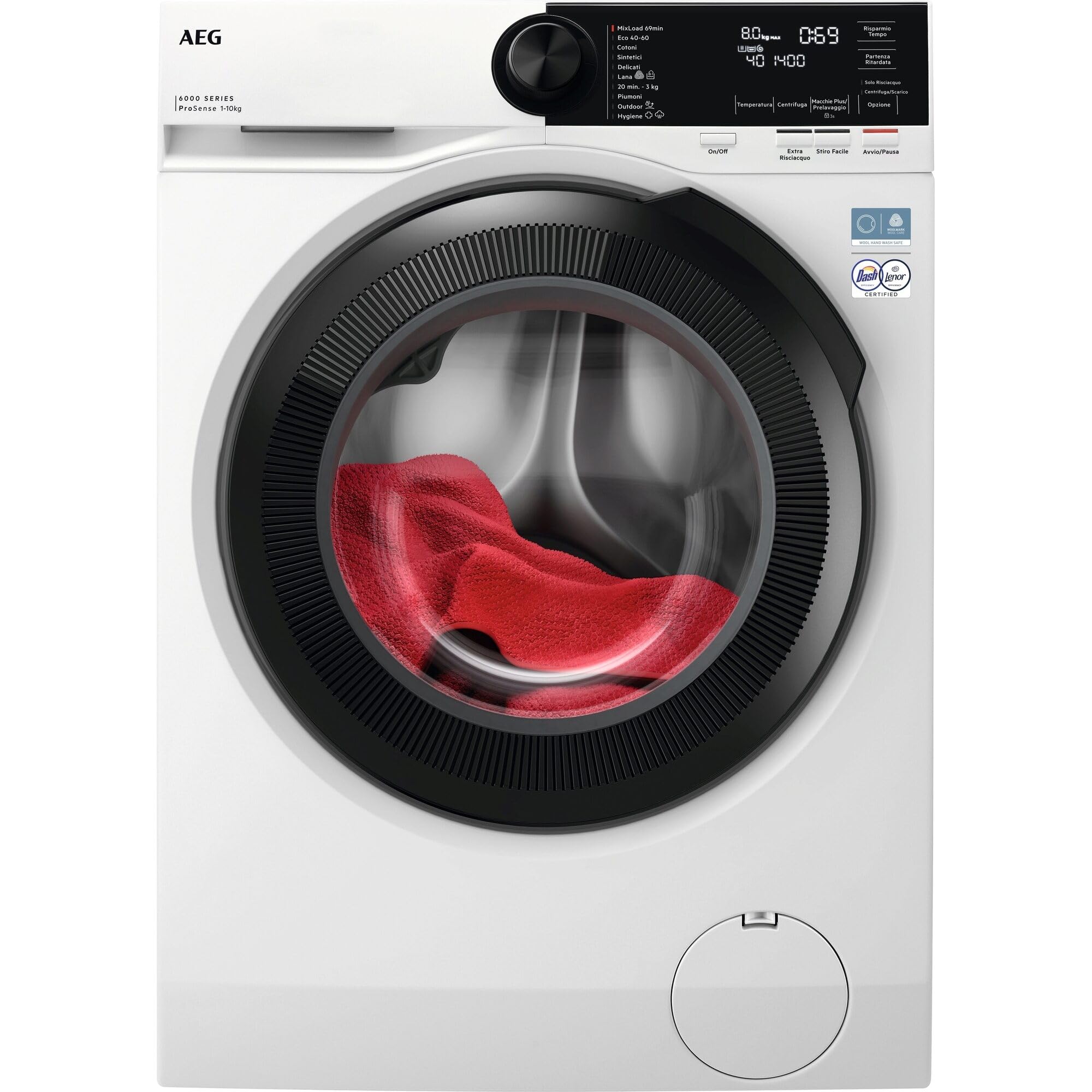 Electrolux Serie 6000 LR6FEAM104 lavatrice carica frontale ProSense